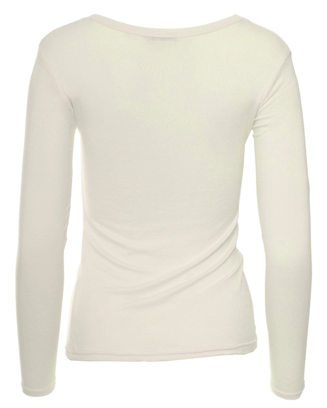 Muse Rundhalsshirt Basic Rundhals Langarmshirt Skinny günstig online kaufen
