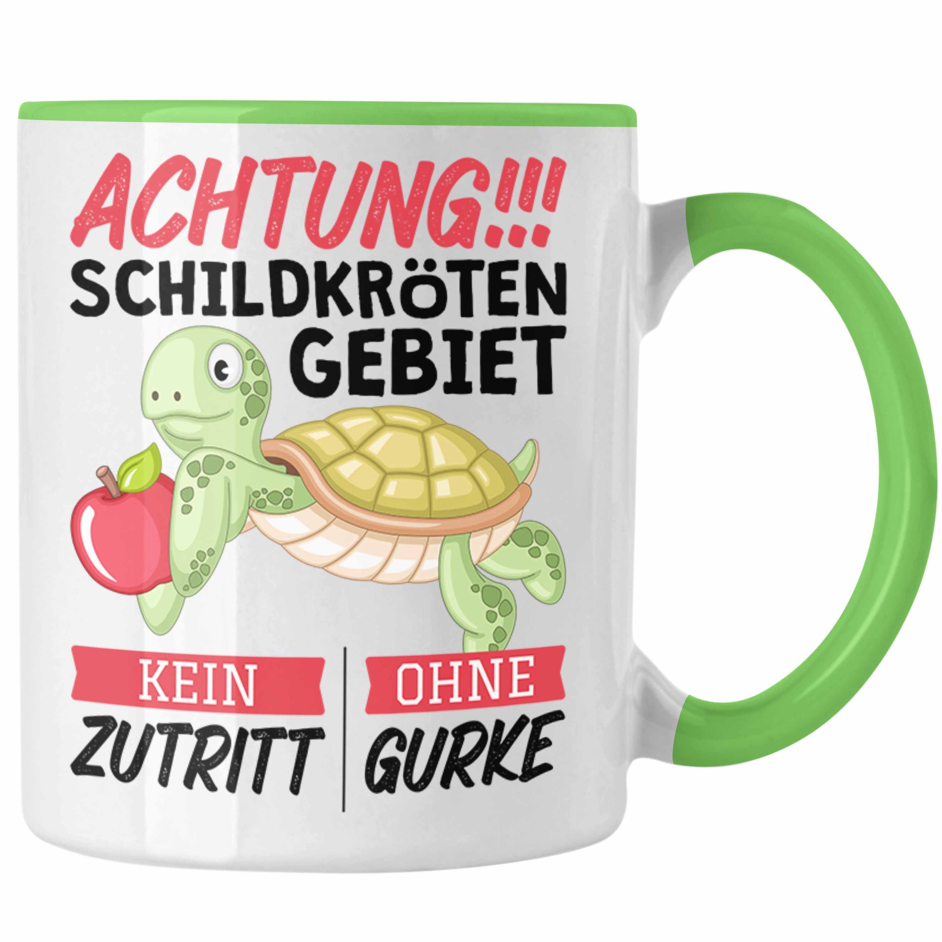 Tasse Grün Schildkröten Trendation Spruch Witziger Geschenk Schildkröten Trendation - Tasse