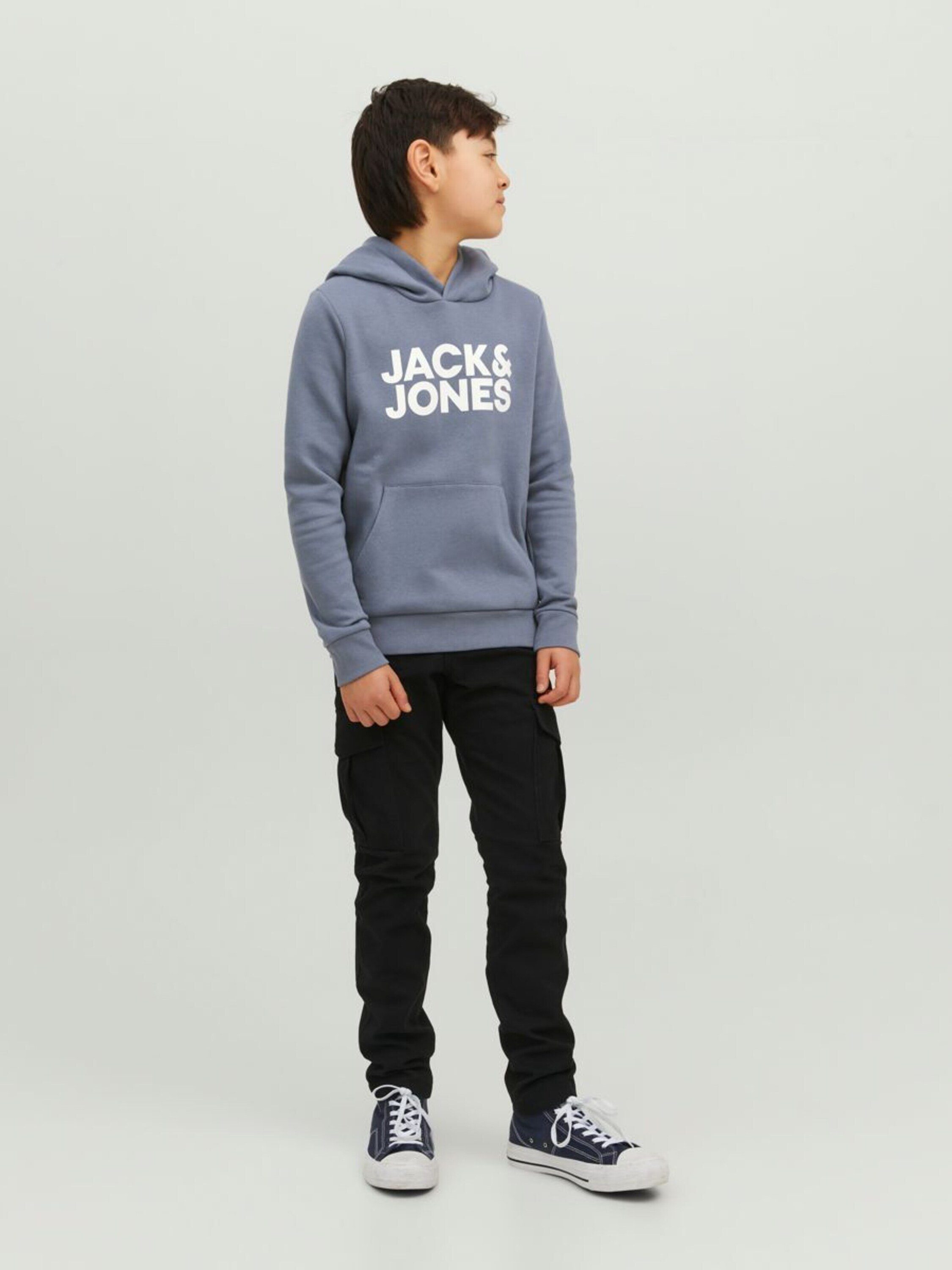 & Weiteres Jack Detail, Jones Sweatshirt (1-tlg) Patches Junior flint stone