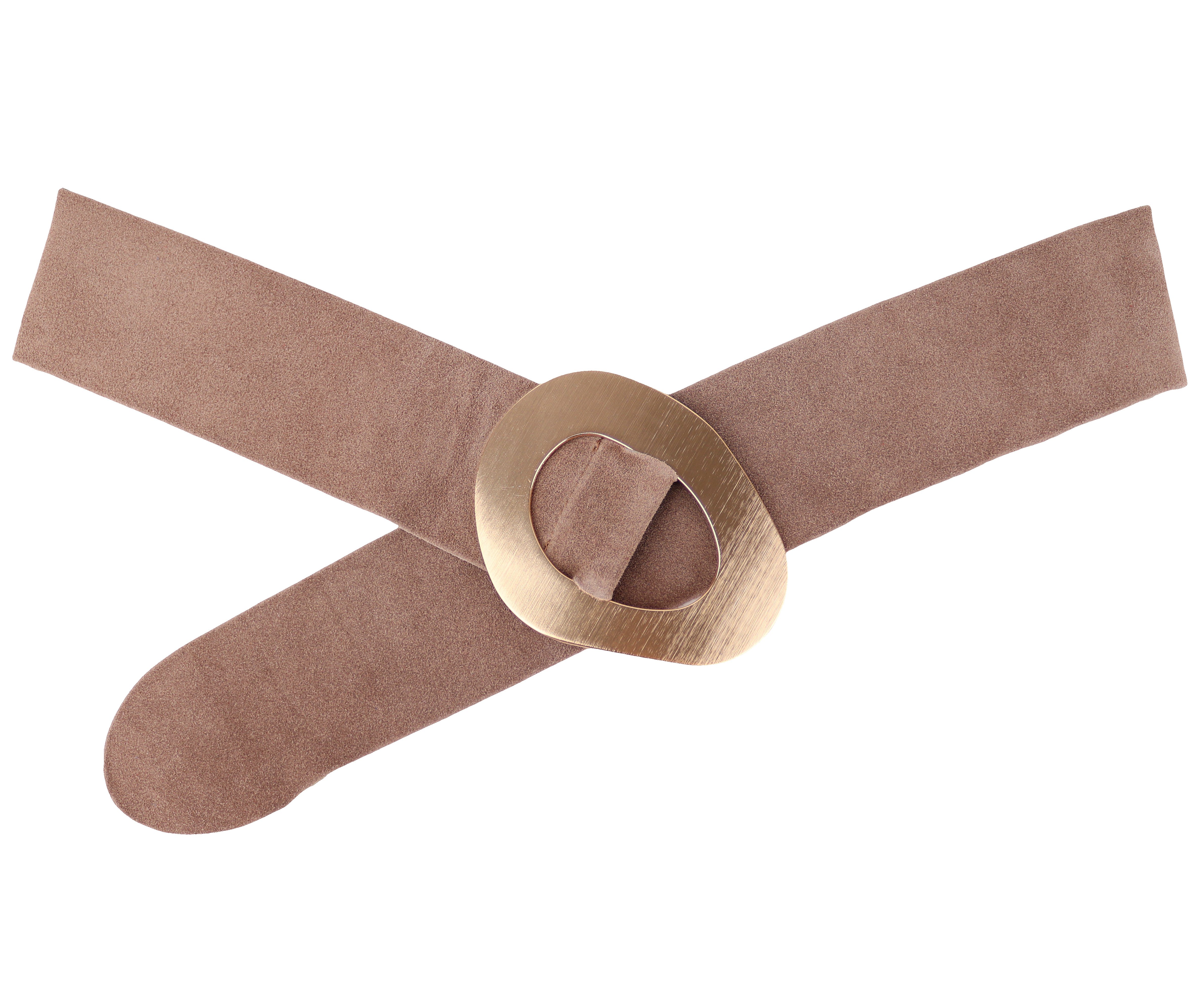 MIRROSI Taillengürtel aus Echtleder Große Schnalle mit breitem Bund (7cm Br günstig online kaufen