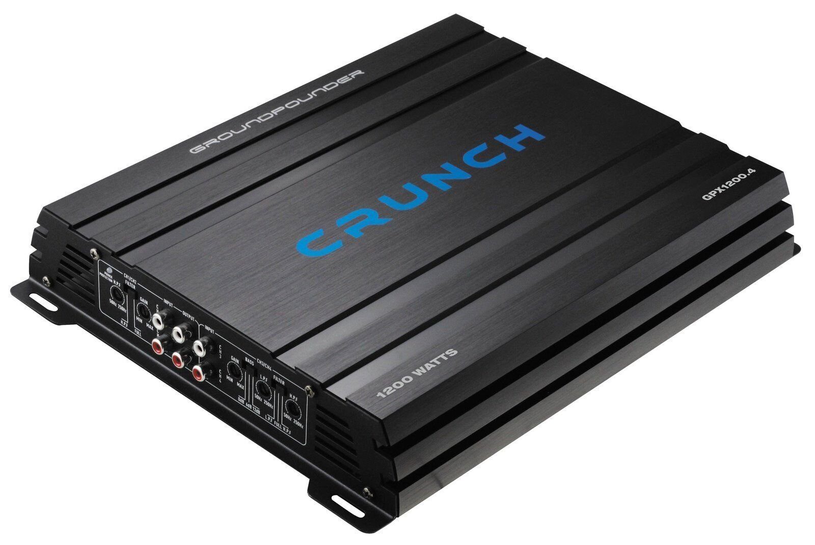 Crunch GPX1200.4 Class A/B 4-Kanal Endstufe 1200 Watt Auto Verstärker