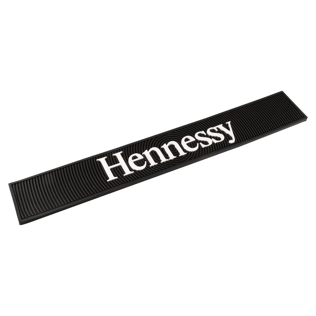 Mixcompany Barmatte Hennessy Barmatte – ca. 60 x 9 cm – Barunterlage mit Hennessy Logo