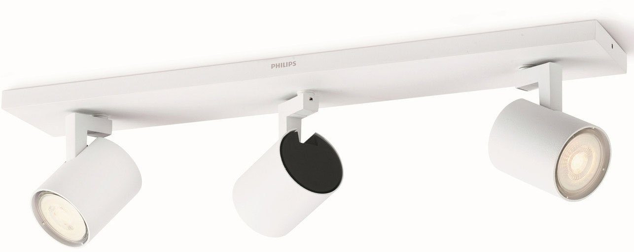 Philips Deckenspot Runner, LED wechselbar, myLiving LED Spot 3flg. 690lm,  Weiß