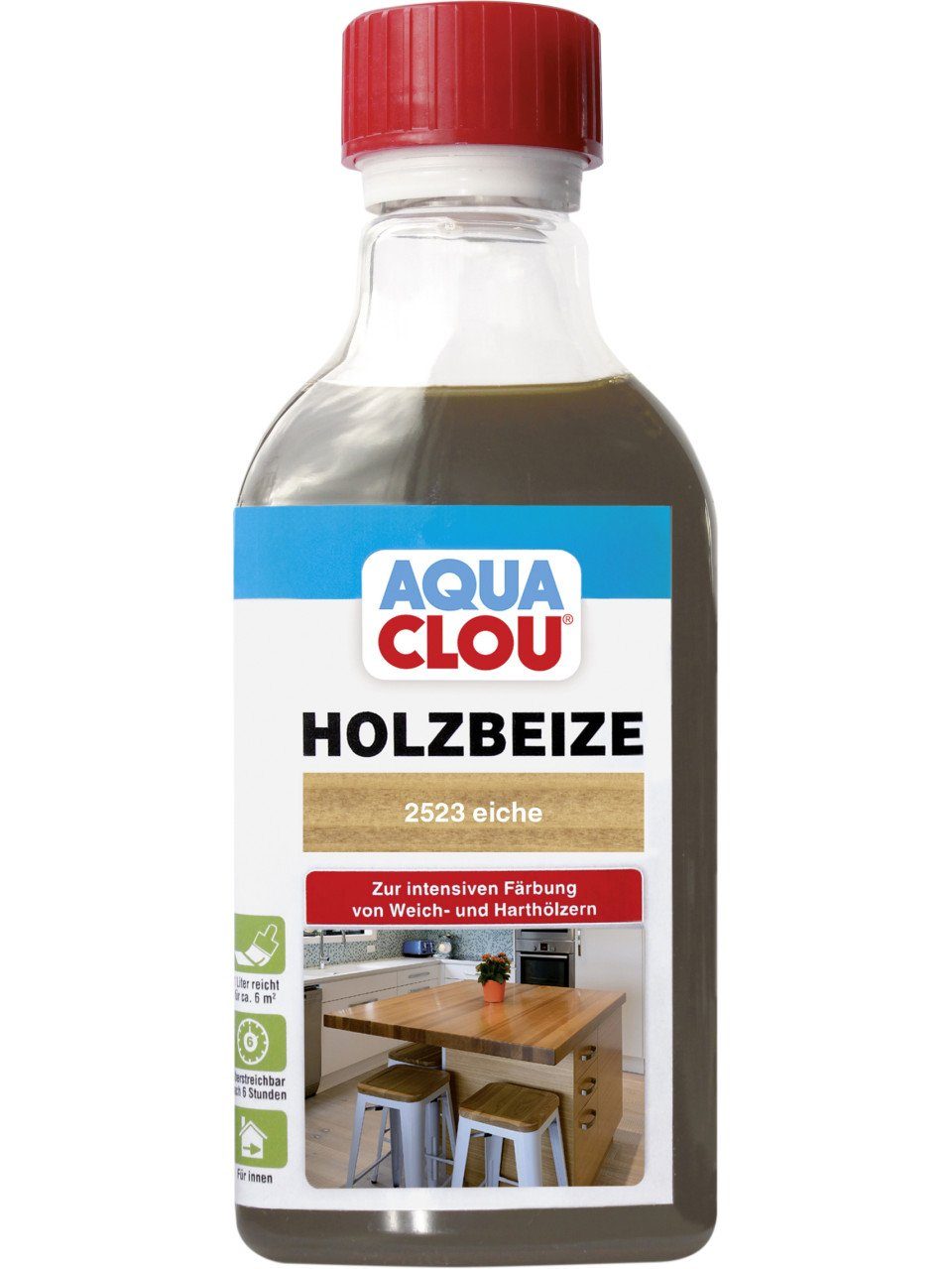 Holzbeize Aqua Clou Holzbeize 250 ml eiche