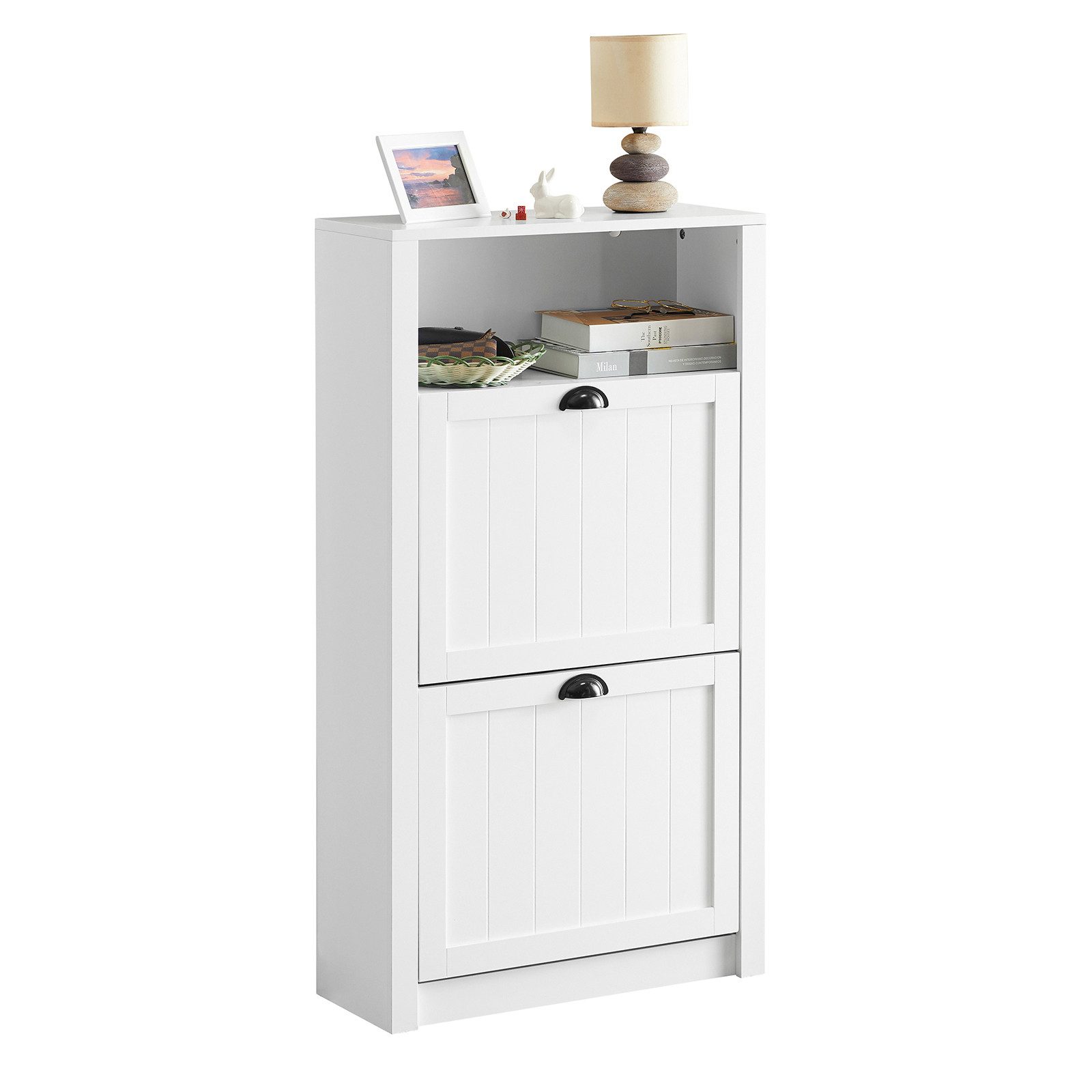 SoBuy Schuhschrank FSR87, Schuhkommode Schuhregal, Schuhschrank schmal Schu günstig online kaufen