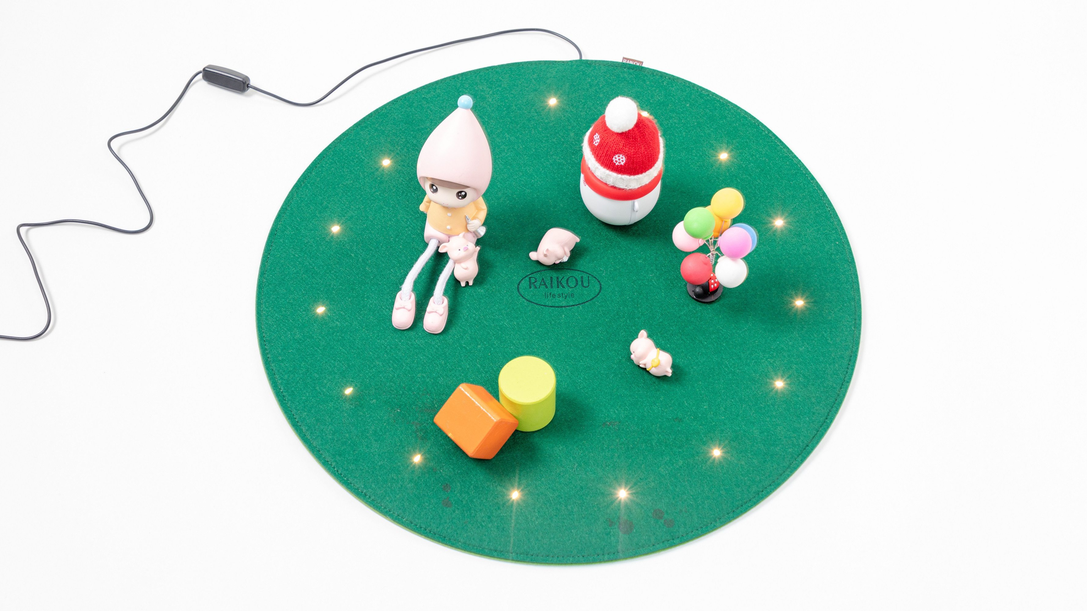 RAIKOU Teppich LED Filzunterlage / Weihnachtsbaum günstig online kaufen