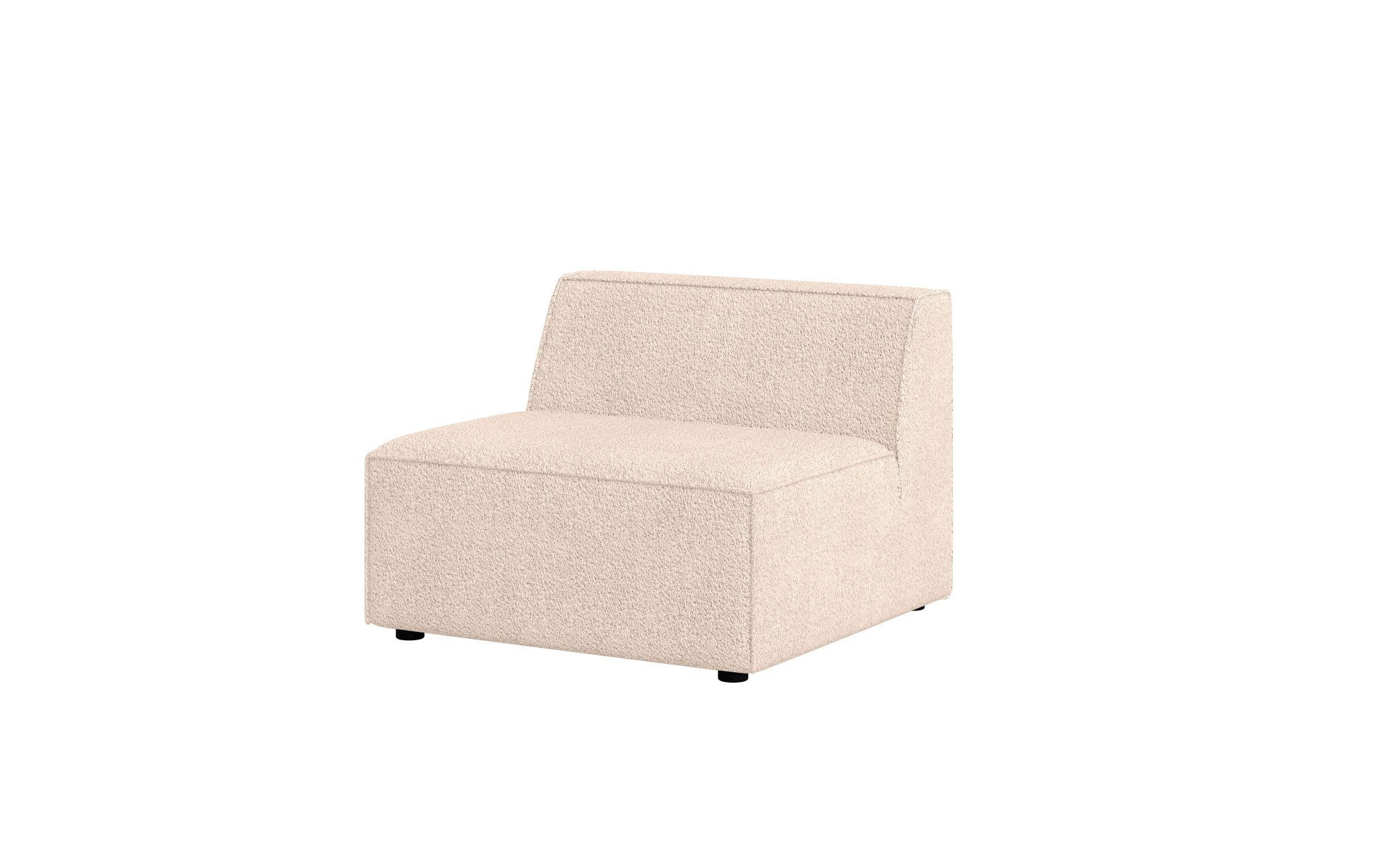 OTTO home Sessel Bequemer Sessel Cavan, Maße B/T/H: 90/90/72 cm, ohne Armlehne, mit Wellenunterfederung, auch in Bouclé