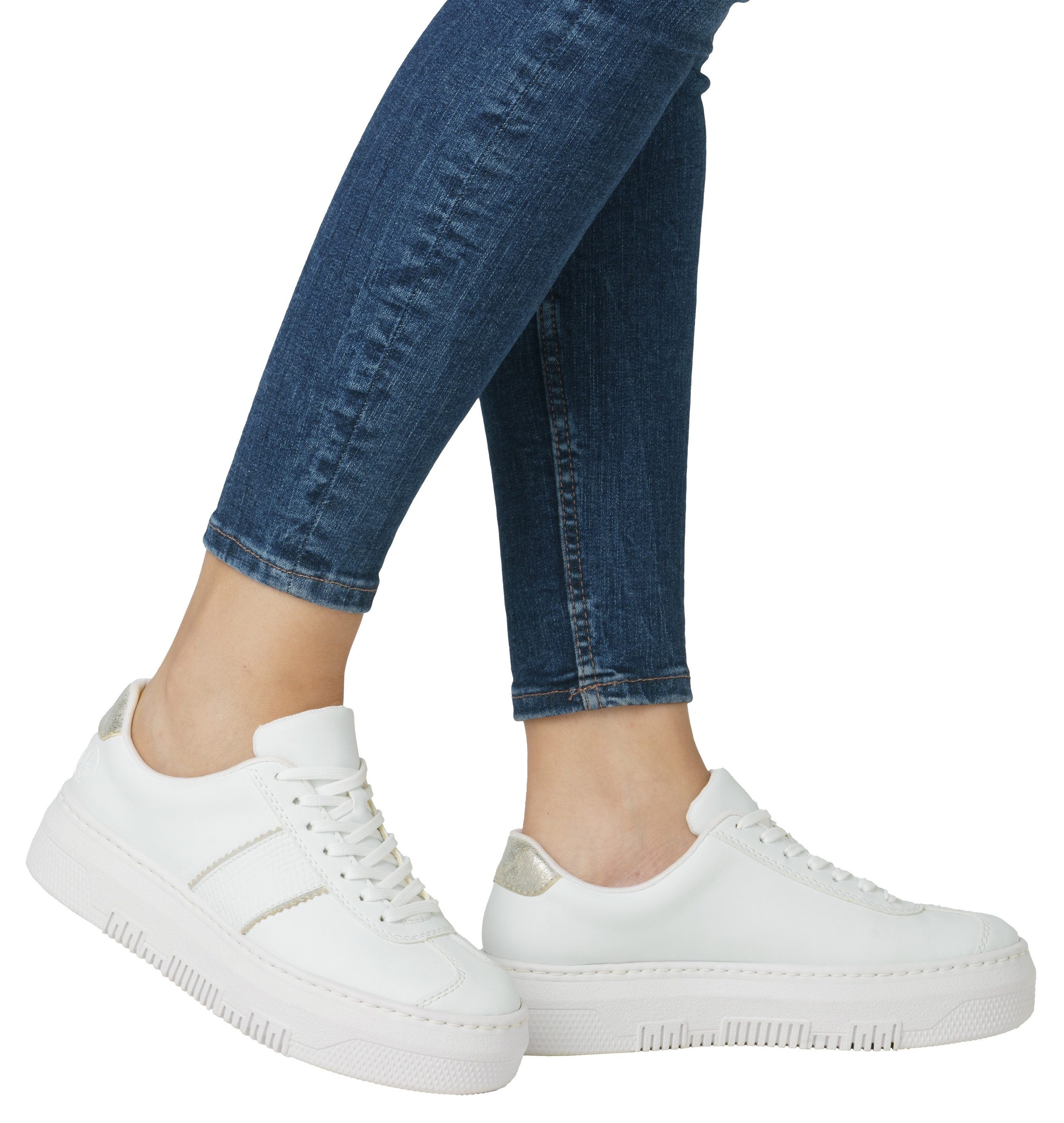 Rieker Plateausneaker, Schnürschuh, Halbschuh, Freizeitschuh mit günstig online kaufen