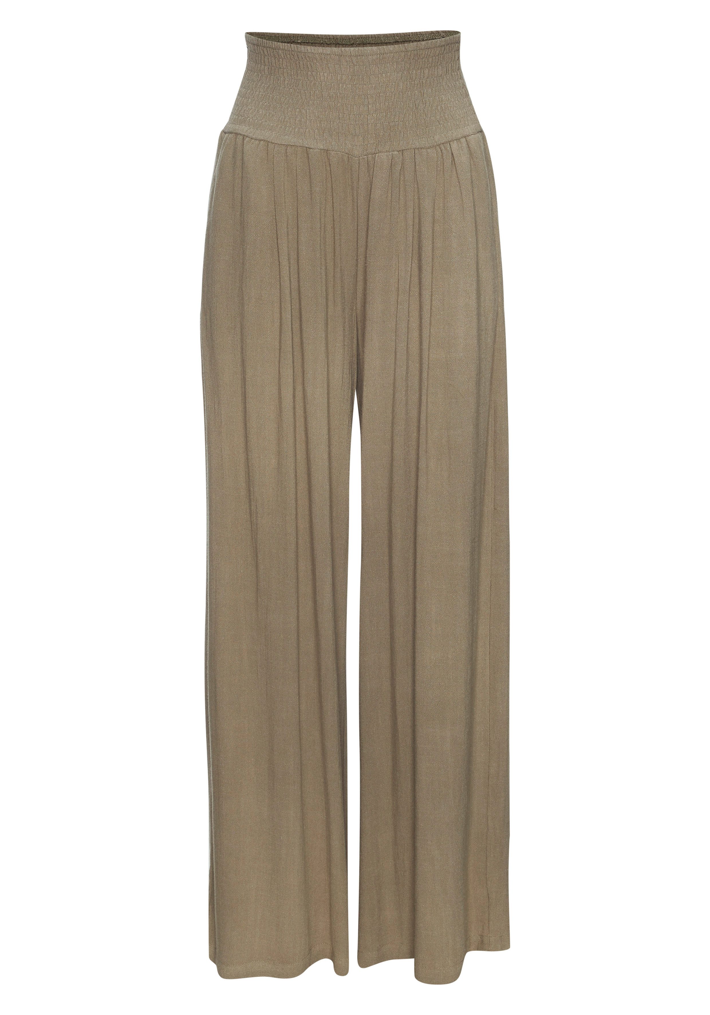 French Connection Leinenhose mit gerafftem Bund. € 59,99
