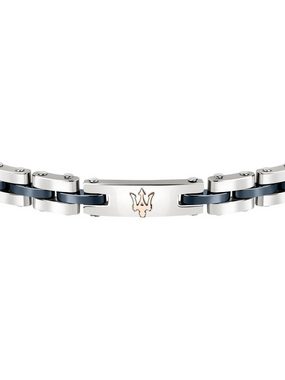 MASERATI Edelstahlarmband Maserati Herren-Armband Edelstahl, Keramik