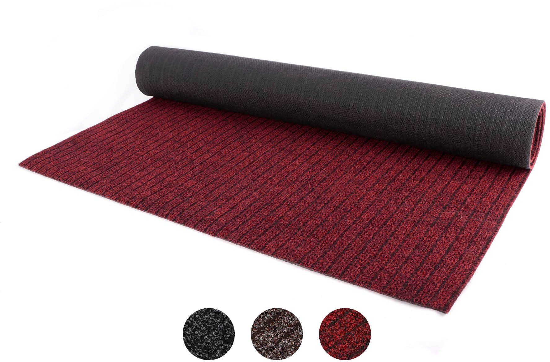 Primaflor-Ideen in Textil Läufer Schmutzfangläufer VALENCIA, Made in Belgium, rechteckig, Höhe: 5,2 mm, Schmutzfangmatte, gesteift, strapazierfähig, rutschhemmend, waschbar