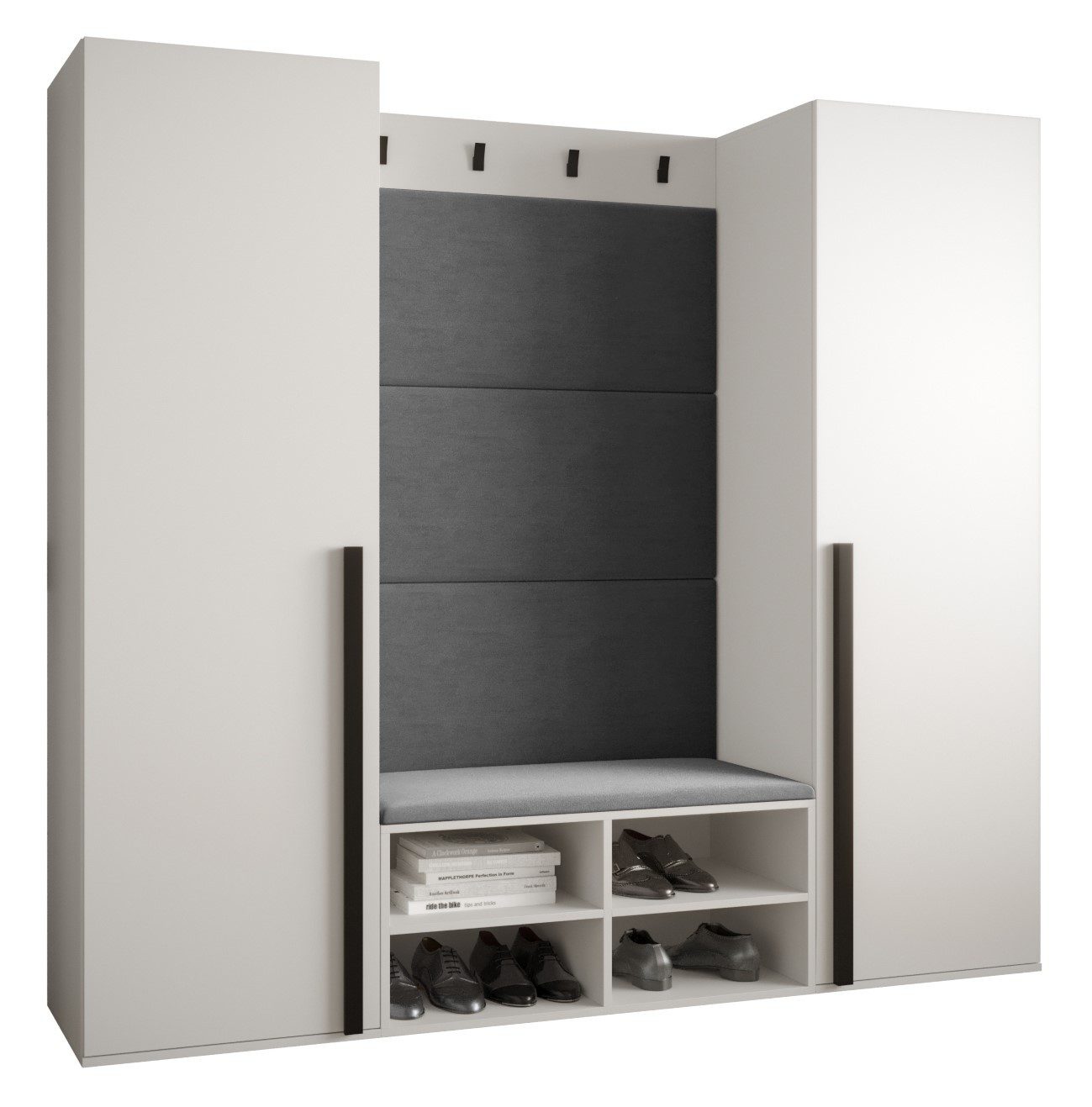 ABIKS MÖBEL Garderoben-Set MIRO Set 9, Garderobe mit gepolsterten Paneelen, günstig online kaufen