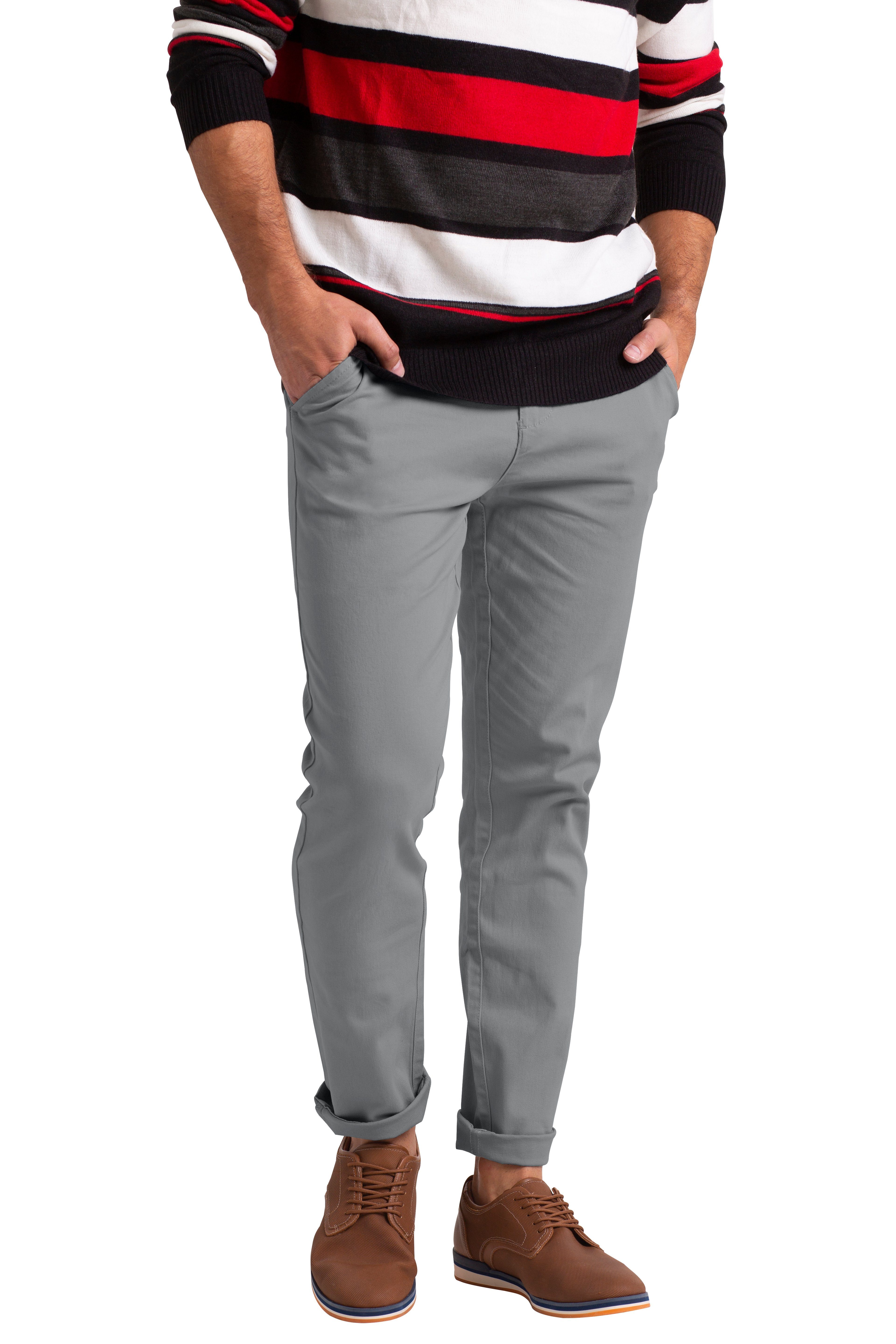 BlauerHafen Chinohose Slim-Fit-Chinos für Herren klassischer günstig online kaufen