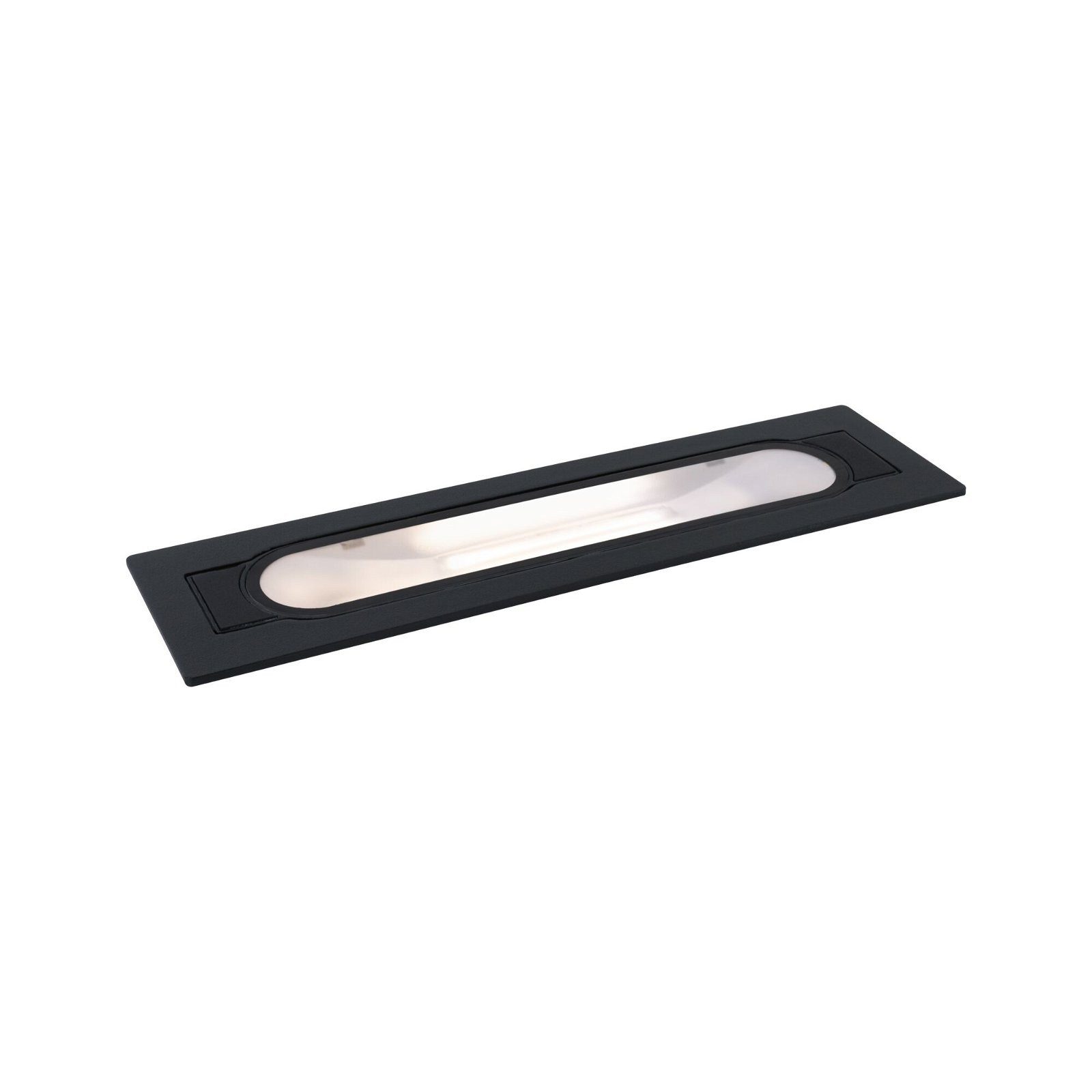 Paulmann LED Gartenstrahler Wandfluter Ito IP6 7279x76mm 3000K 6W 200lm 230V 70° Anthrazit Metall, LED fest integriert, Warmweiß