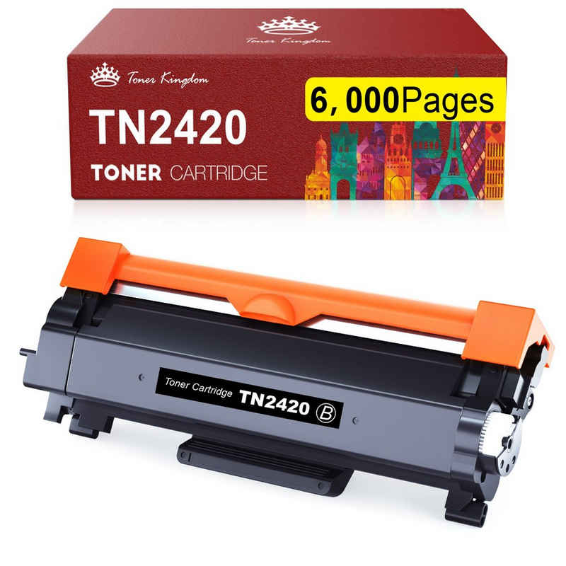 Toner Kingdom Tonerpatrone ersetzt Brother Toner TN-2420 TN 2420 TN2420 Super-XL, (für MFC L2710DW HL-L2350DW MFC-L2710DN HL-L2310D DCP-L2530DW)