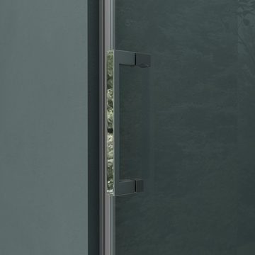 Mai & Mai Dusch-Falttür Nischentür Drehtür Ter37K ESG-Sicherheitsglas Nanobeschichtung, 75x195 cm, Einscheibensicherheitsglas