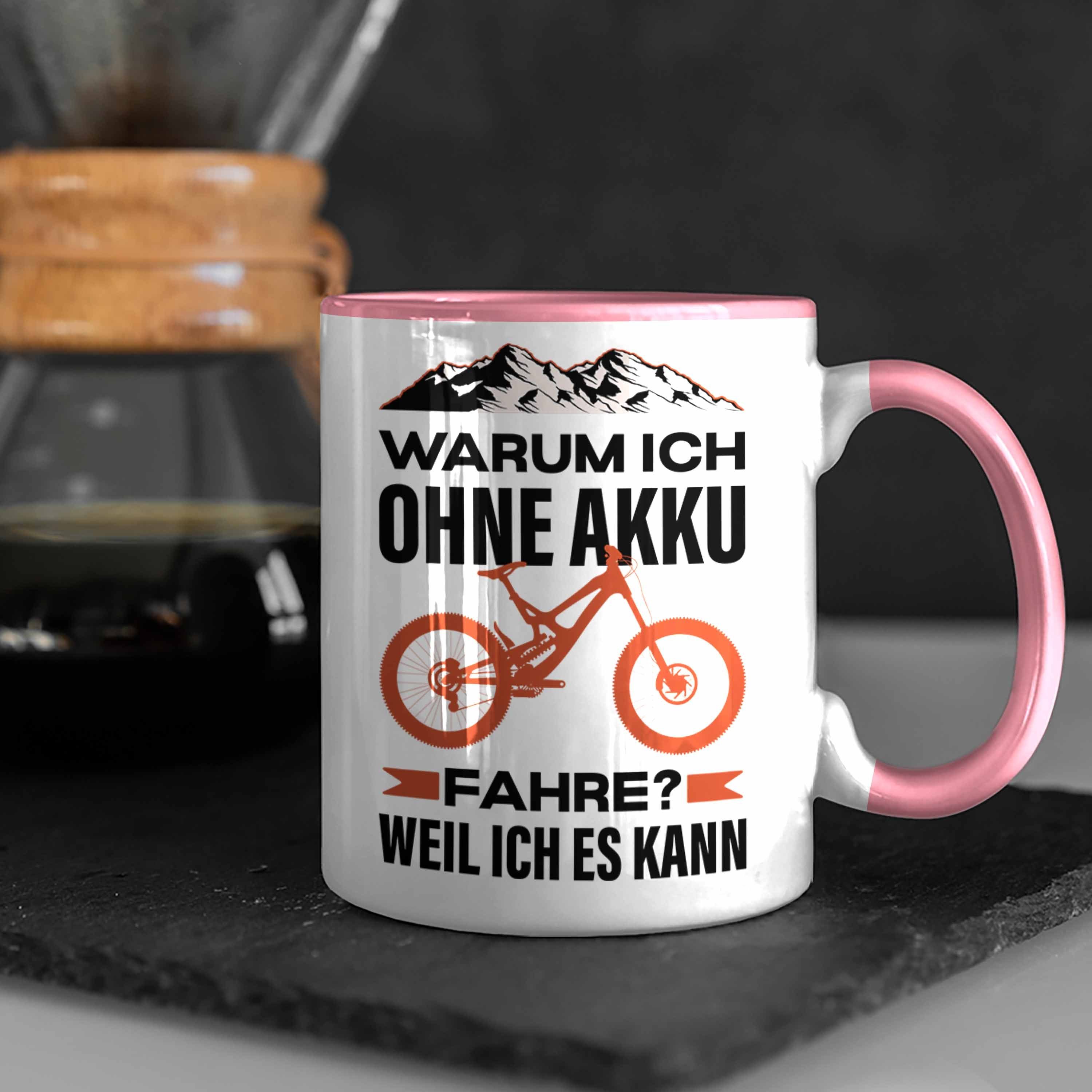 - Rennrad mit Rosa Geschenkidee Mountainbike Tasse Fahrradfahrer Trendation Radfahrer Lustig Spruch Trendation Geschenk Tasse