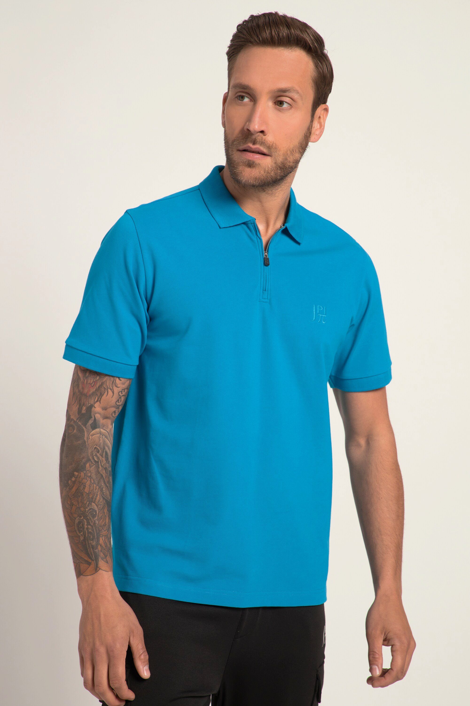 JP1880 Poloshirt Poloshirt FLEXNAMIC® Outdoot Halbarm Piqué tiefseeblau | Poloshirts