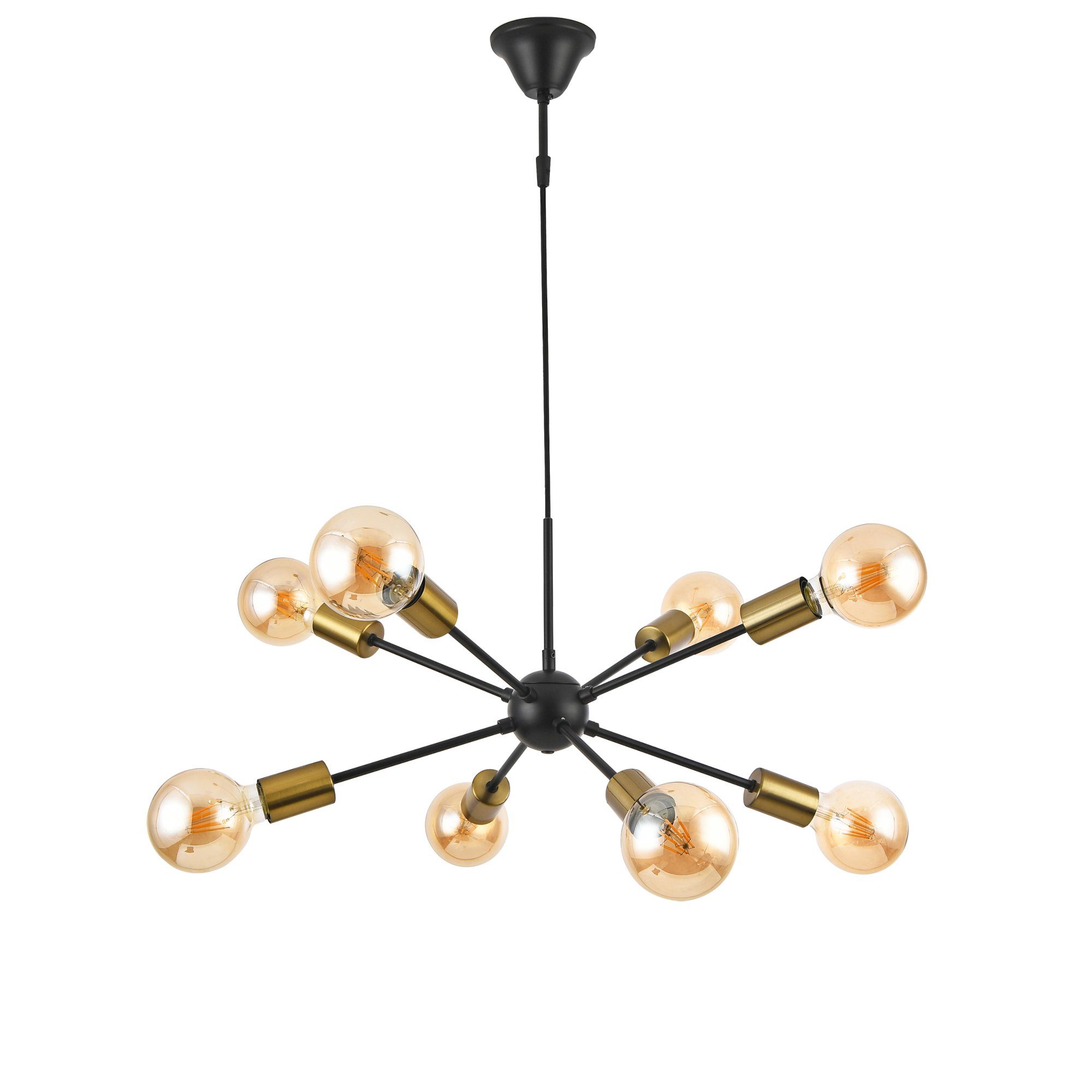 lux.pro Hängeleuchte, ohne Leuchtmittel, »Amiens« Pendelleuchte 8xE27 max. günstig online kaufen