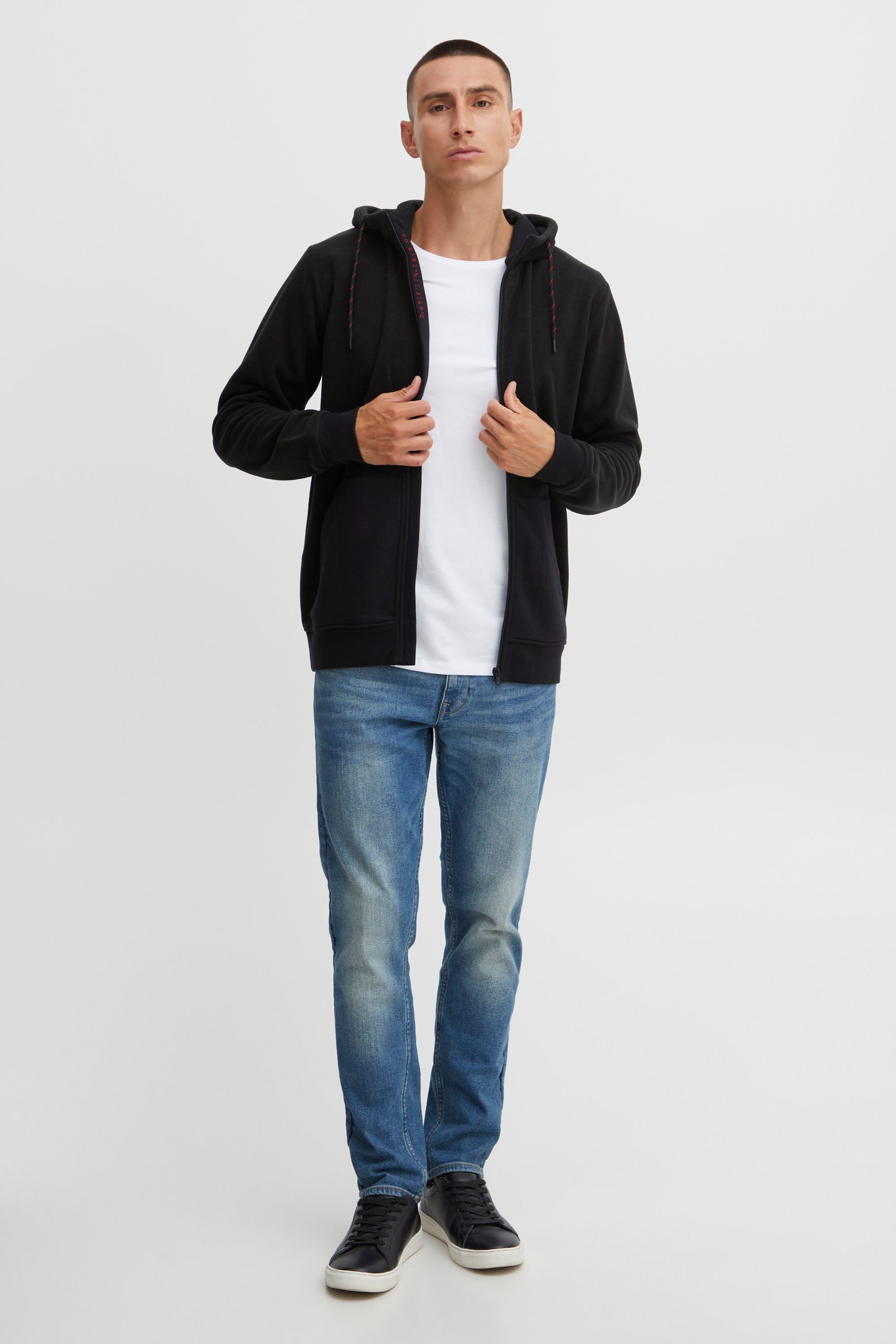 Indicode Kapuzenfleecejacke IDLando 55586MM günstig online kaufen