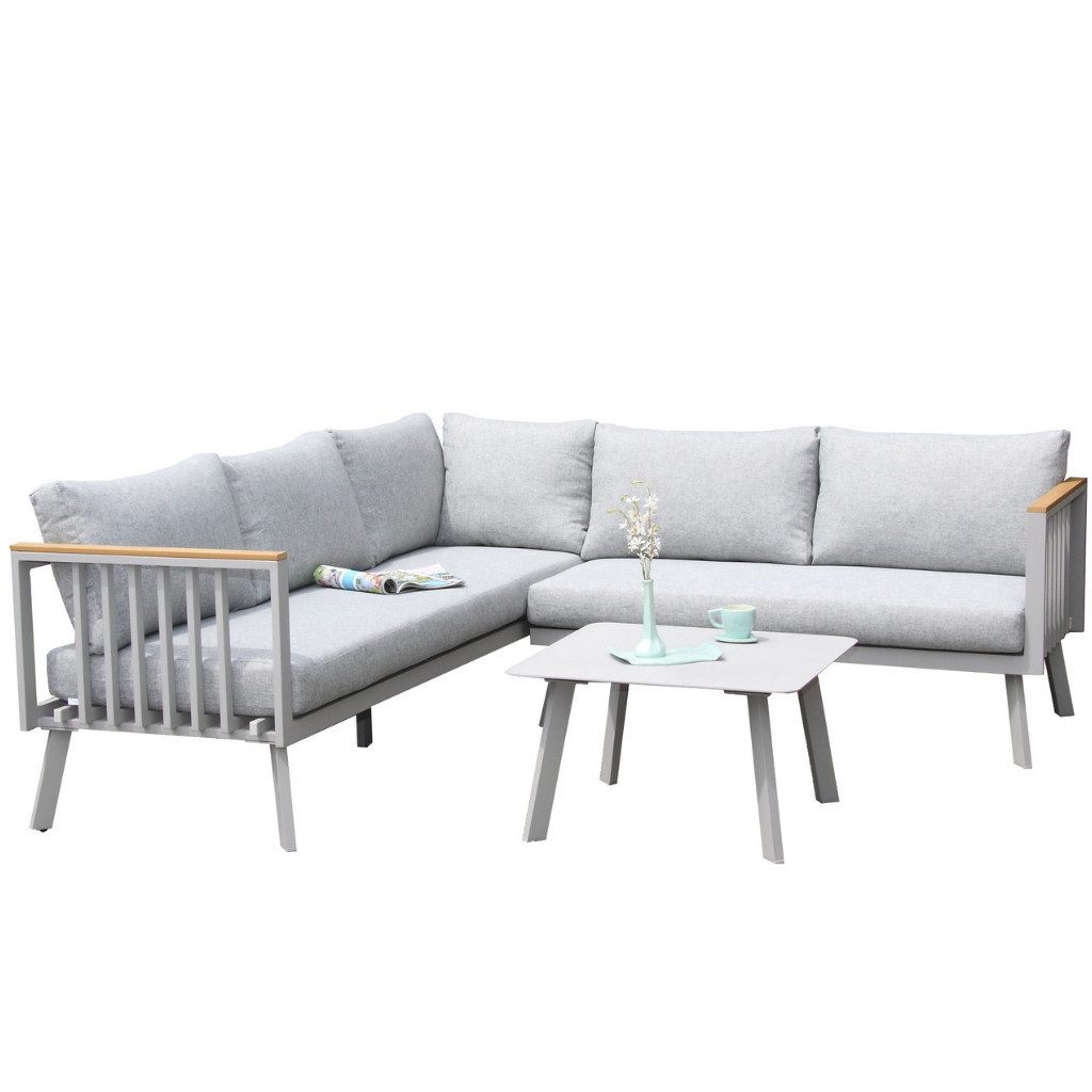 GreenSpirit Loungeset Lounge-Set GONDOLA 3-teilig Aluminium Green Spirit®