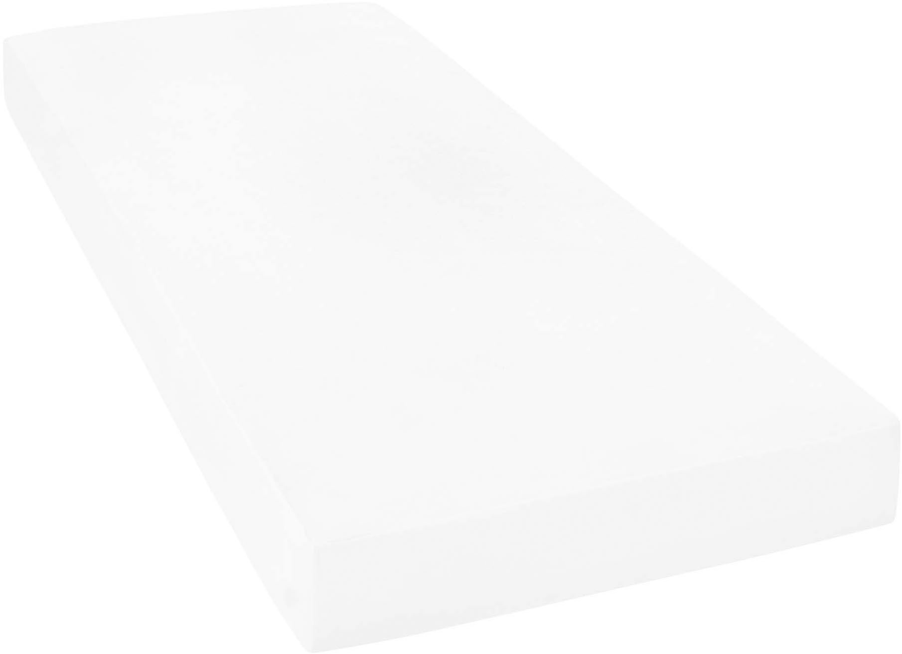 Janine Spannbettlaken MAKO-FEINJERSEY 5007, Mako-Jersey, Gummizug: rundum, (1 Stück), aus 100% Baumwolle, für Matratzen bis 26 cm Höhe