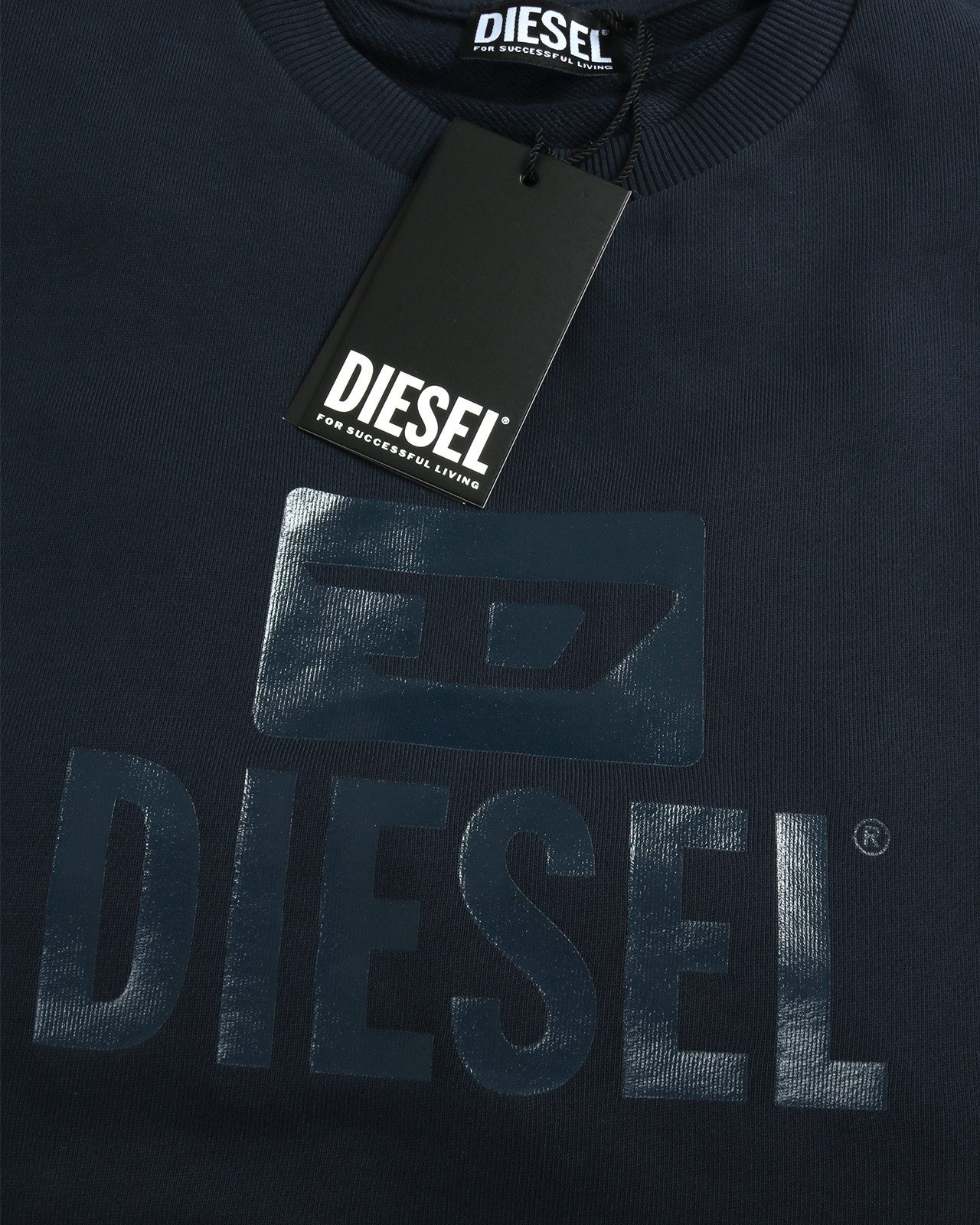 Diesel Sweatshirt - Regular Fit - Supersoft Pullover - S-GIR TONE ON TONE