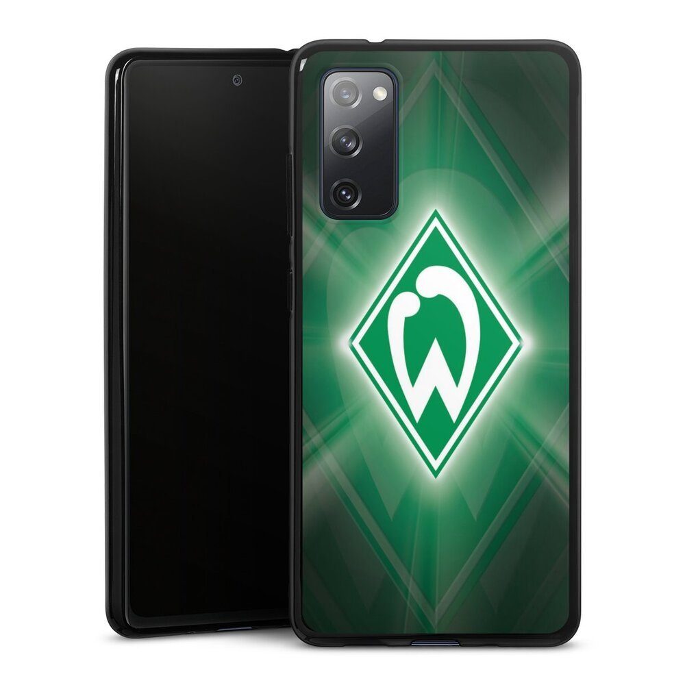 DeinDesign Handyhülle SV Werder Bremen Offizielles Lizenzprodukt Wappen Werder Bremen Laser, Samsung Galaxy S20 FE 5G Silikon Hülle Bumper Case Handy Schutzhülle