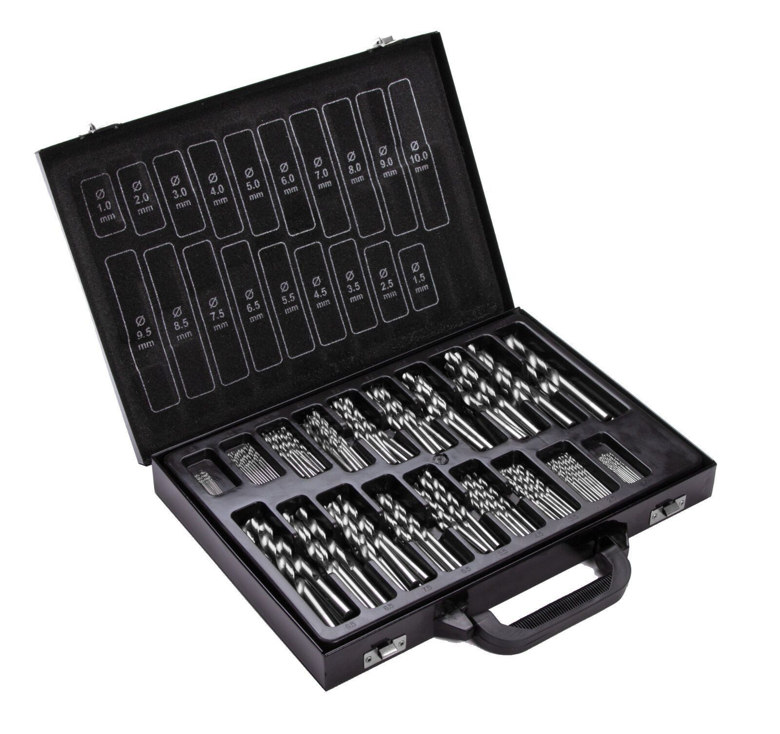 Falon-Tech Spiralbohrer Spiralbohrer Bohrerset Bohrersatz HSS Titan 170 tlg günstig online kaufen