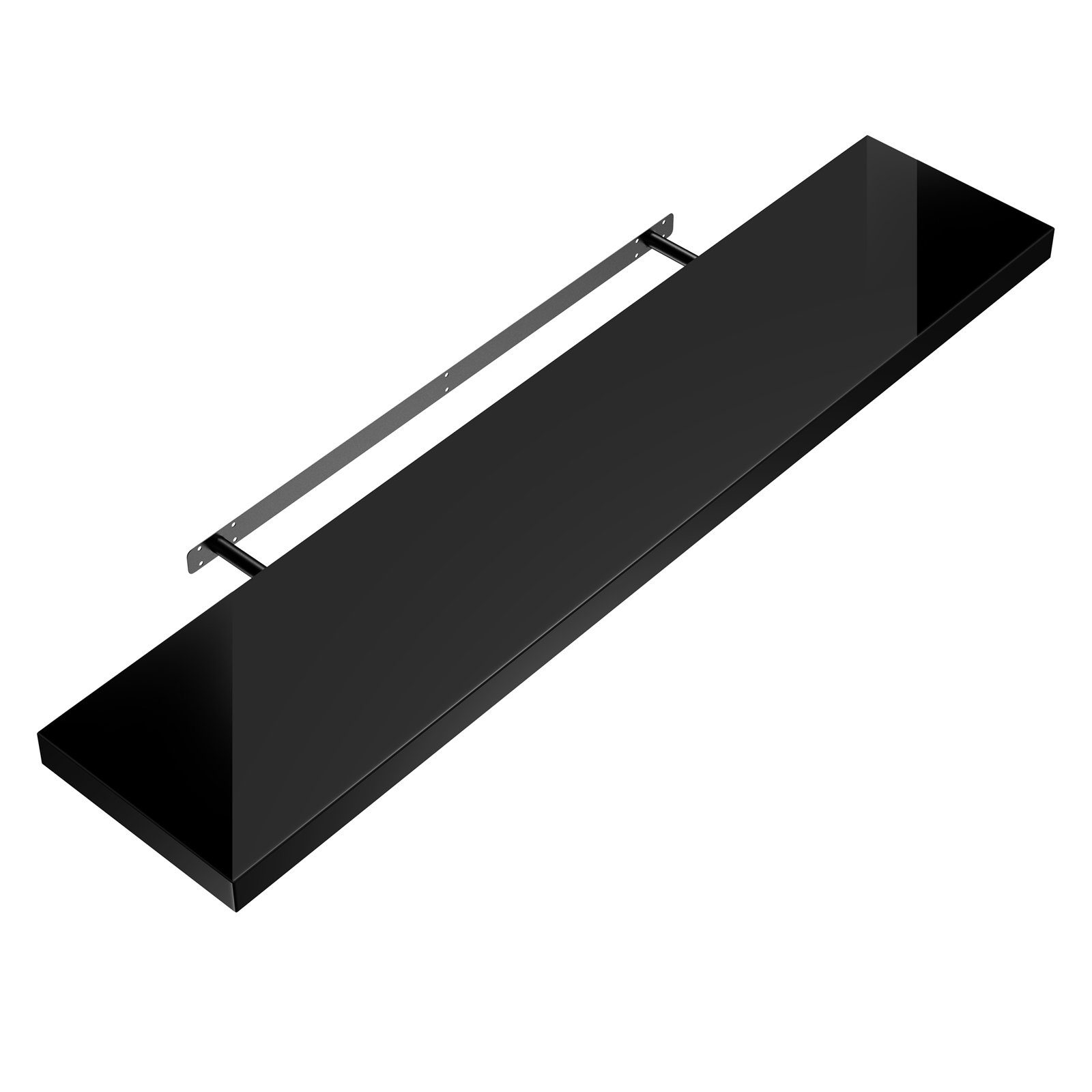 Casaria Wandboard, Schwarz Hängeregal mit Halterung günstig online kaufen