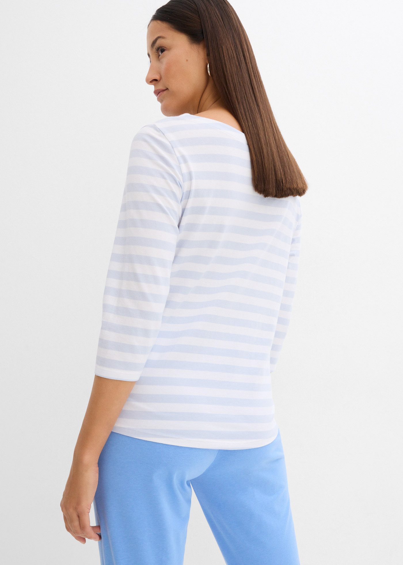 bonprix T-Shirt (1-tlg) bequeme Passform, 3/4-Ärmel, für Frühling und Somme günstig online kaufen
