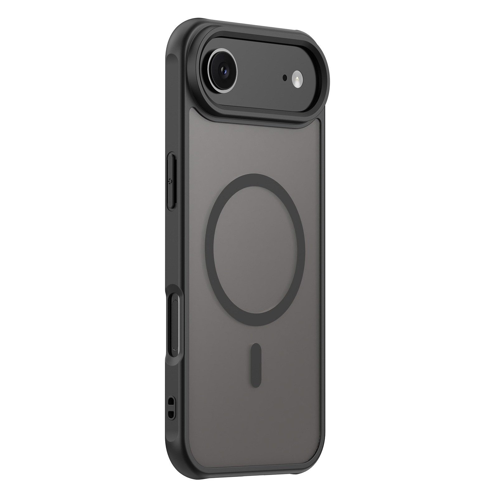 Futurea Smartphone-Hülle iPhone Hülle Schwarz MagSafe Case Frosted-Black, für iPhone 17 Air, iPhone 17 Pro, iPhone 17 Pro Max & iPhone 16