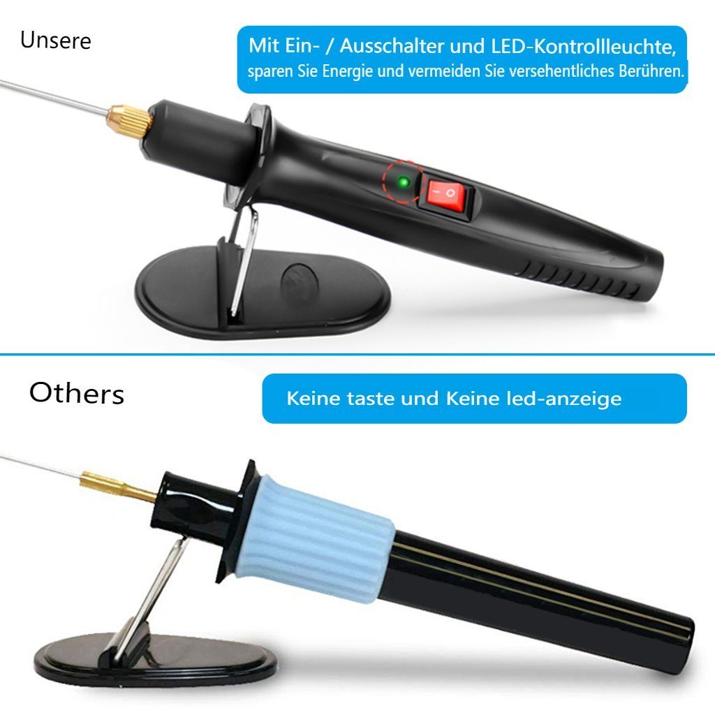 Insma Heißdrahtschneider, 18 in W, 3-in-1 elektrischer Schaumstoffschneider, elektrischer Schneidstift, für Styroporbogen