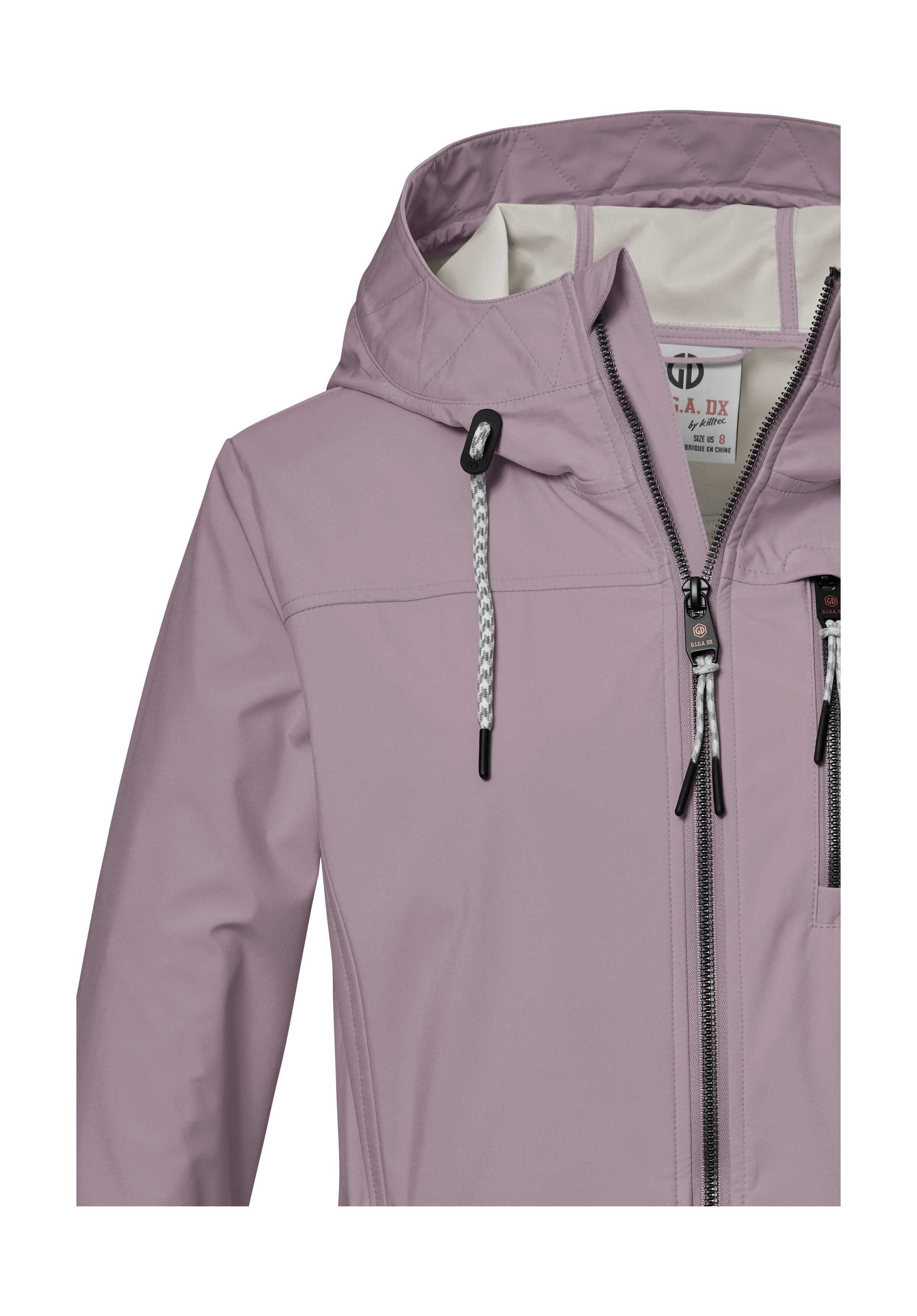 G.I.G.A. DX by killtec Softshelljacke GS 74 WMN SFTSHLL JCKT Damen Softshelljacke, wasserabweisend, winddicht, pflanzenbasiert – Bild 3 von 5
