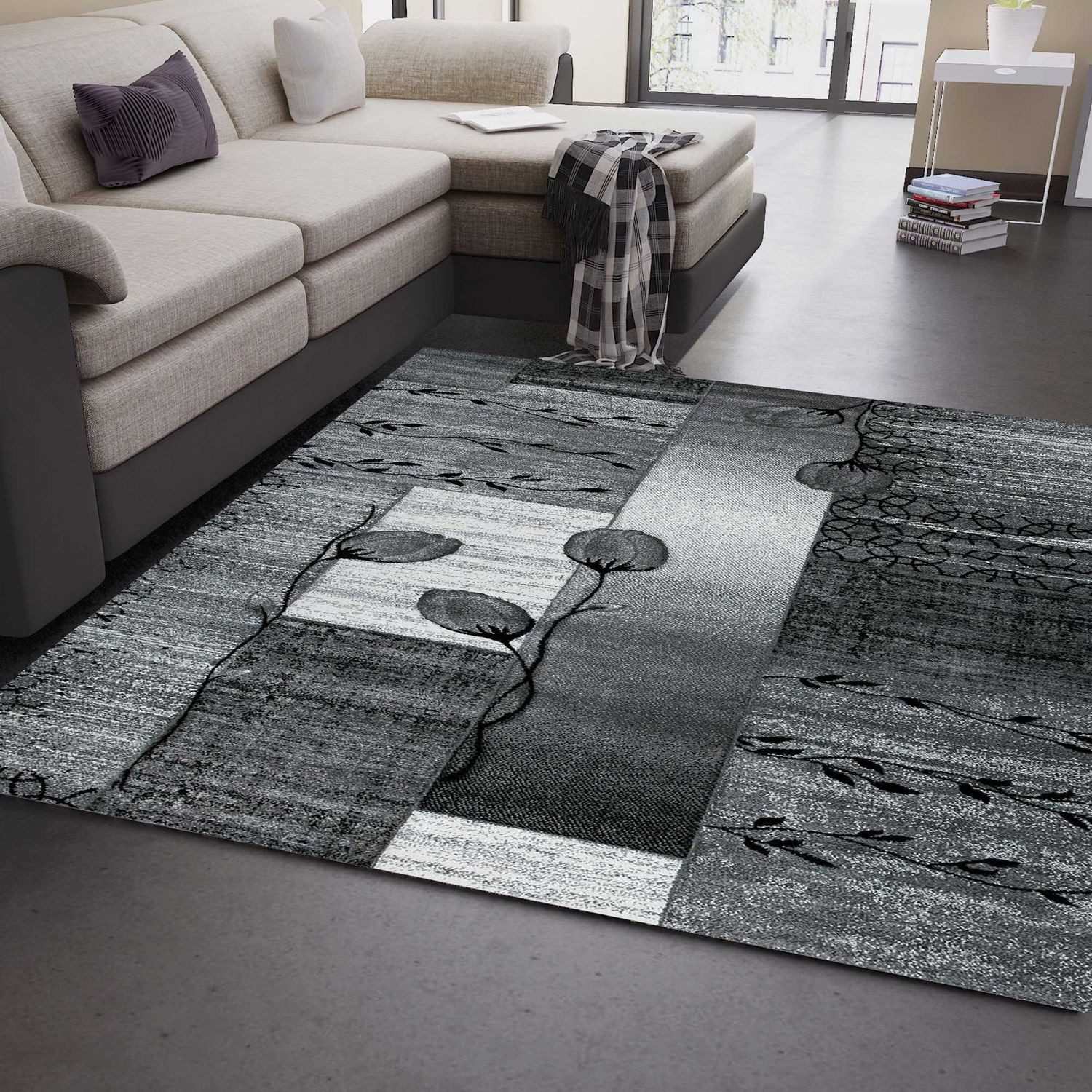 Vimoda Teppich Wohnzimmer teppich Schlafzimmer, Rechteckig, günstig online kaufen
