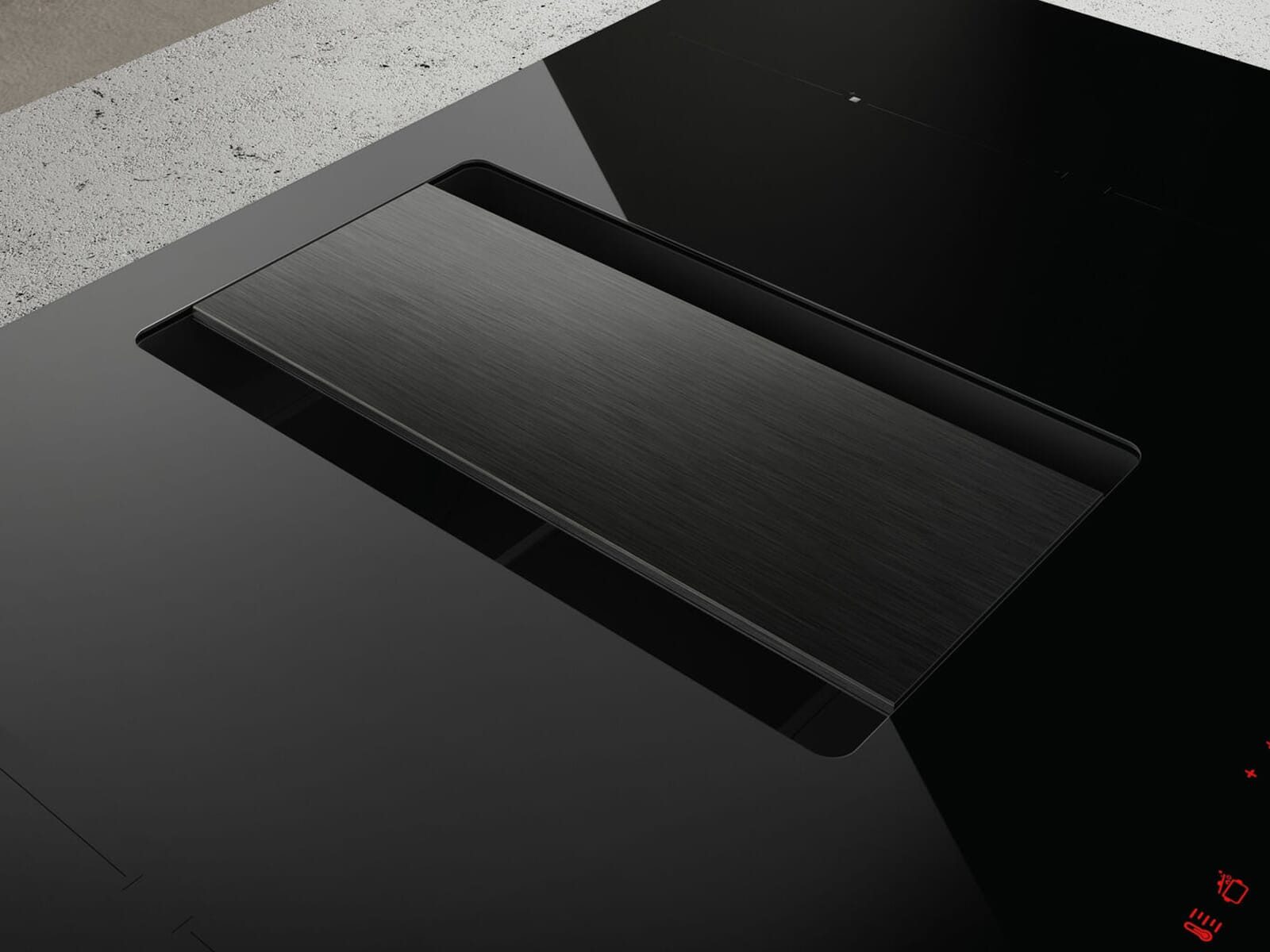 Elica Kochfeld mit Dunstabzug PRF0183127, Timer, TouchControl-Bedienung