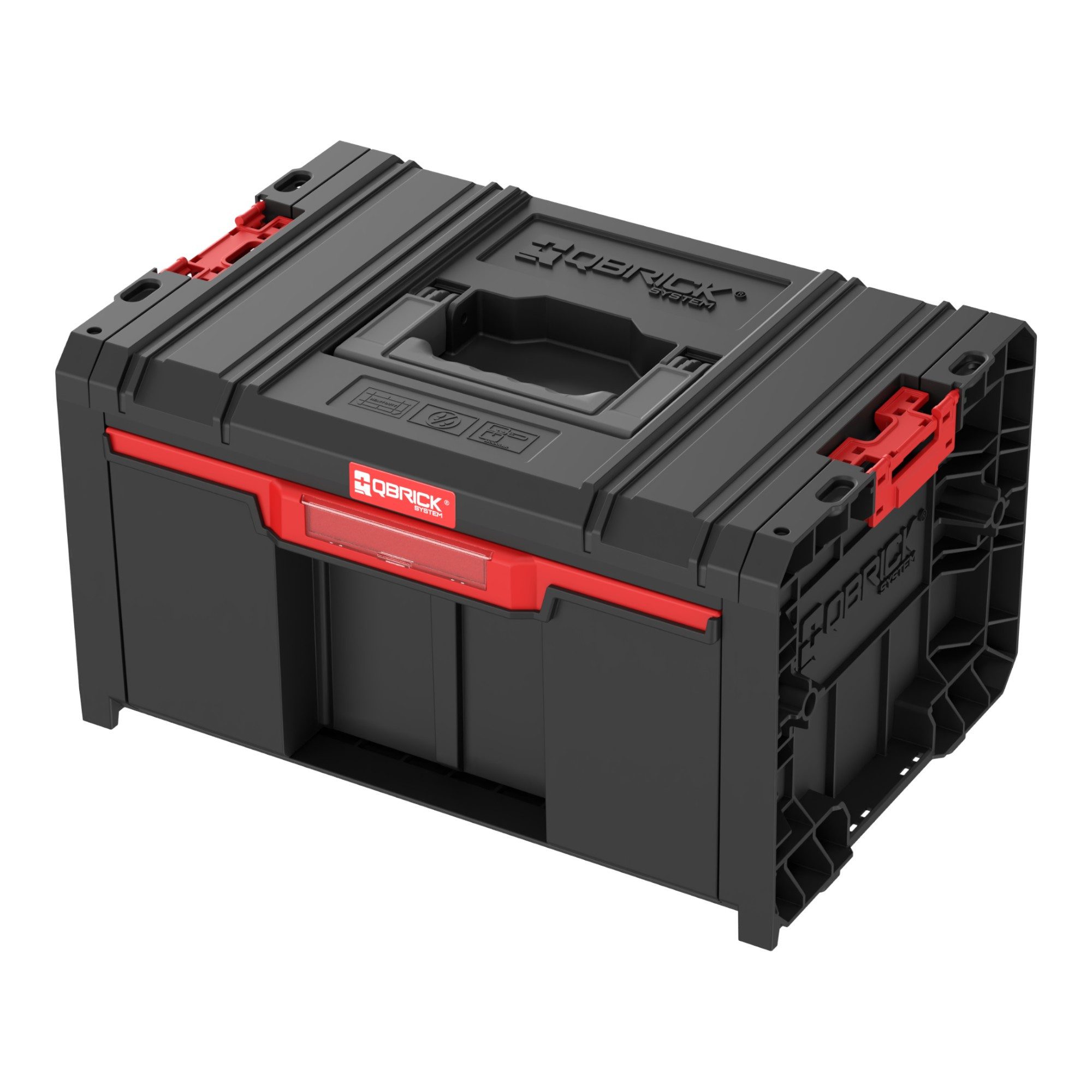 QBRICK System Werkzeugkoffer PRO Drawer 1 Toolbox 2.0 Basic Werkzeugkasten 450 x 310 x 244 mm 12 l