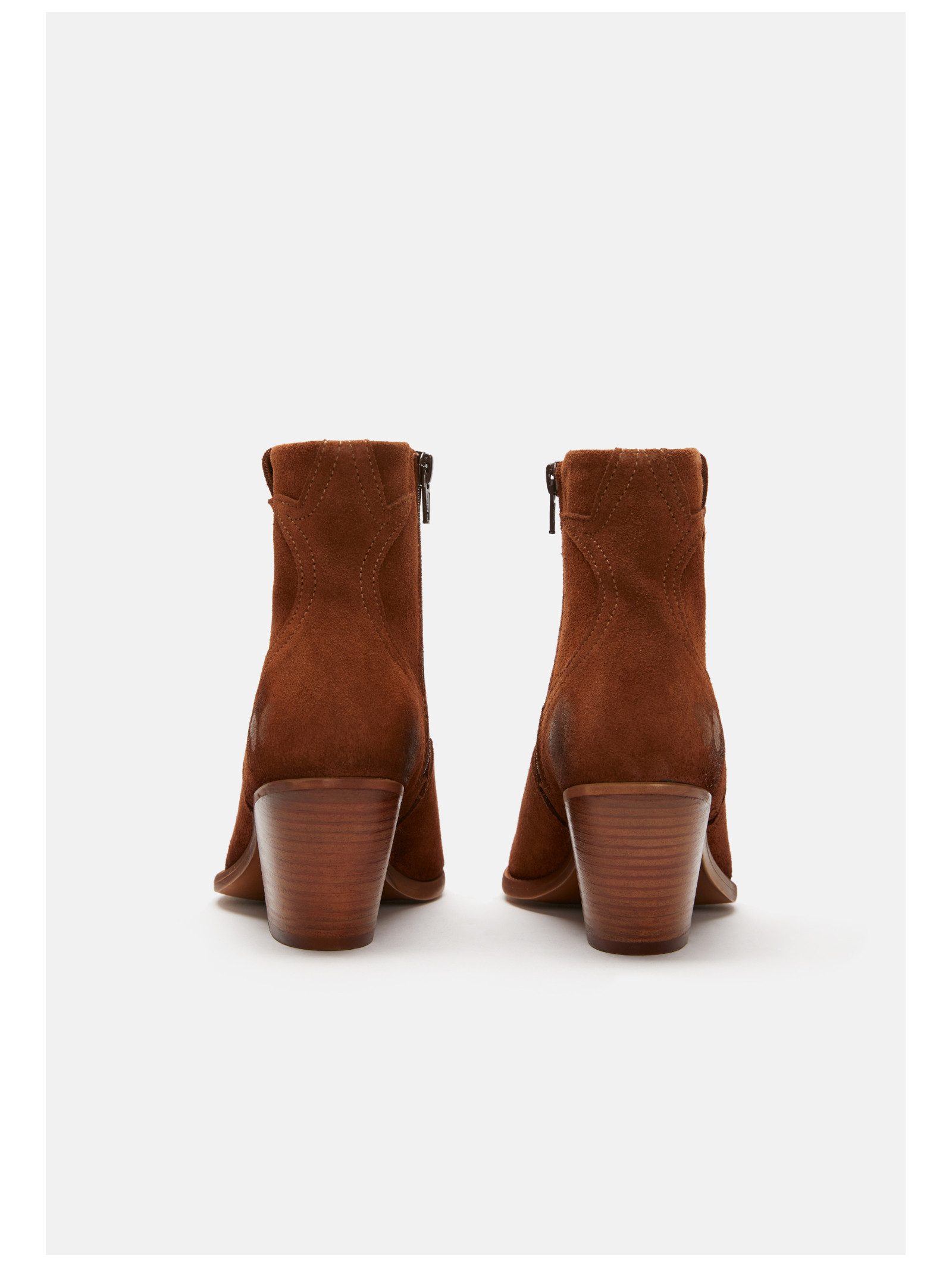 Felmini Stiefelette Leder . Cowboy Stiefelette