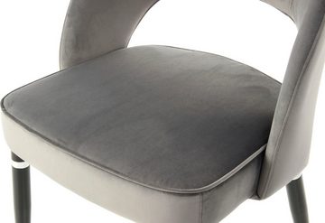 Kayoom Polsterstuhl »Stuhl Courtney 525« (2 St), attraktive Aussparung in der Rückenlehne
