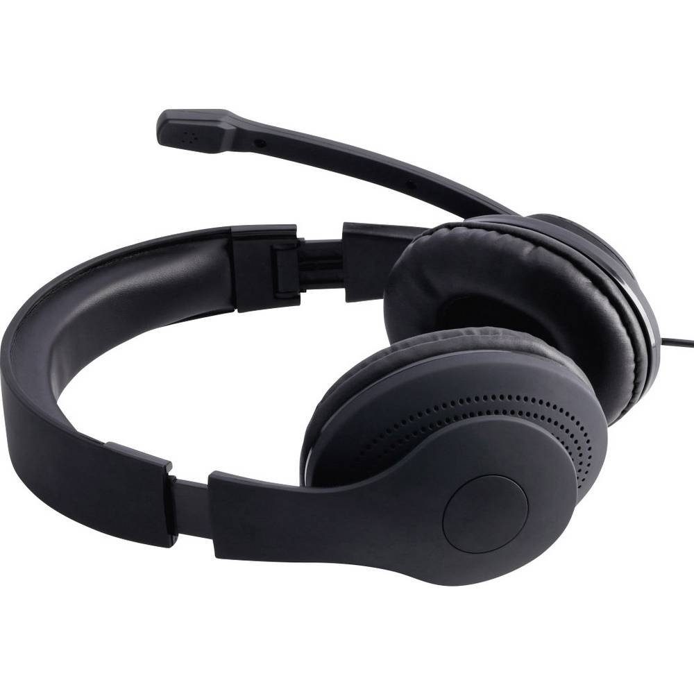 Hama PC-Office-Headset "", Stereo Kopfhörer Mikrofon-Stummschaltung) (Lautstärkeregelung