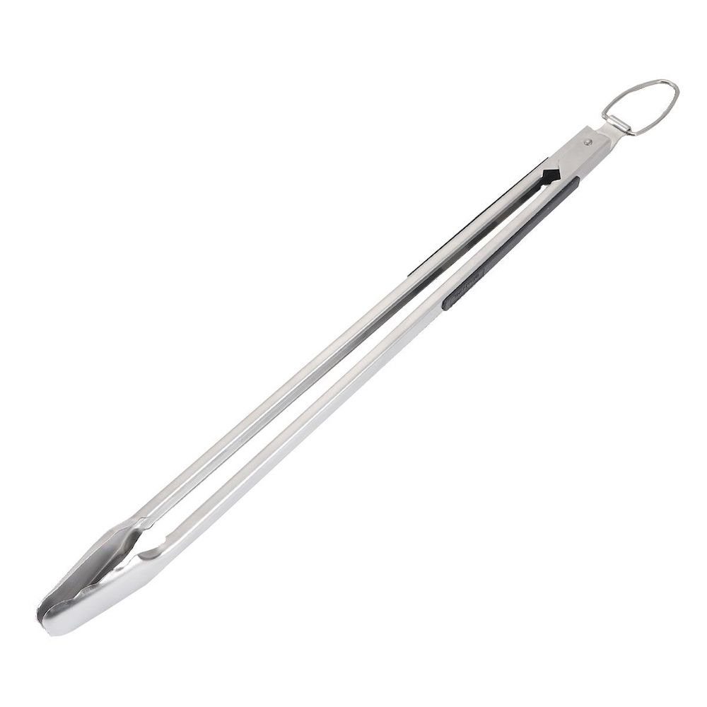 PROREGAL® Grillbesteck-Set Premium XL Grillzange, mit eckigem Kopf, 53cm, Edelstah