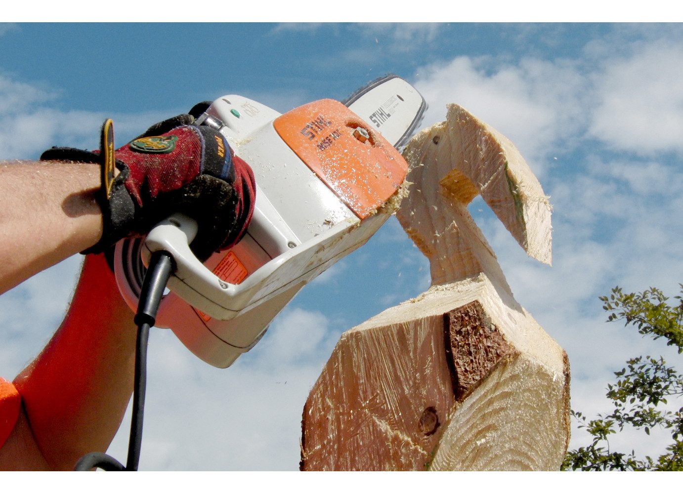 Jochen Schweizer Erlebnisgutschein Schnitzen mit der Kettensäge