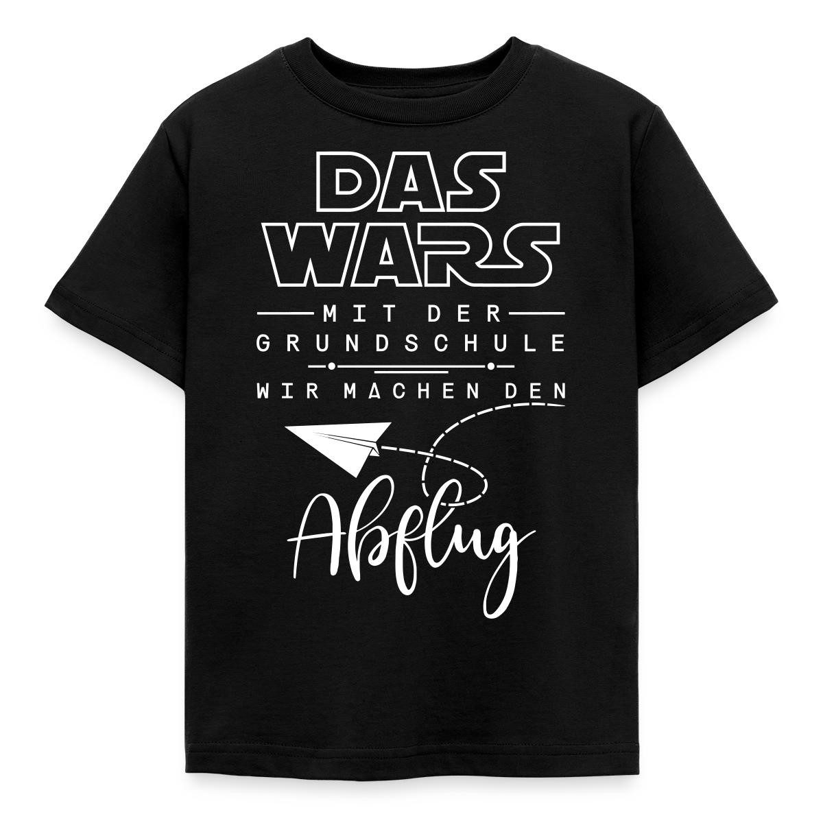 T-Shirt Grundschule Abflug Schulwechsel Lustig 2026 Kinder T-Shirt