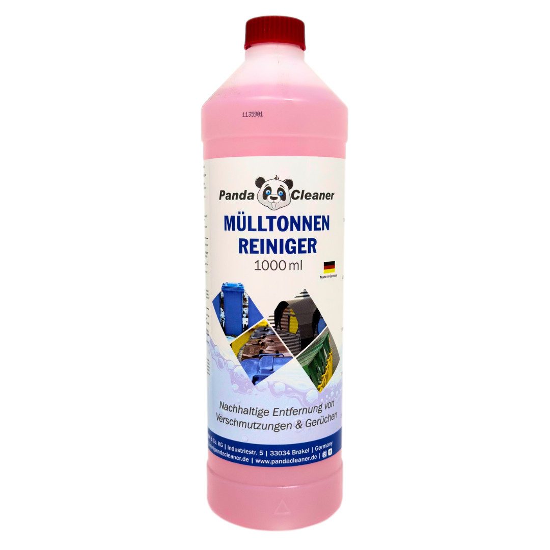 PandaCleaner Mülleimer-Deo gegen Mülleimer-Geruch - Geruchsentferner Mülltonnenreiniger (1-St. 1l)