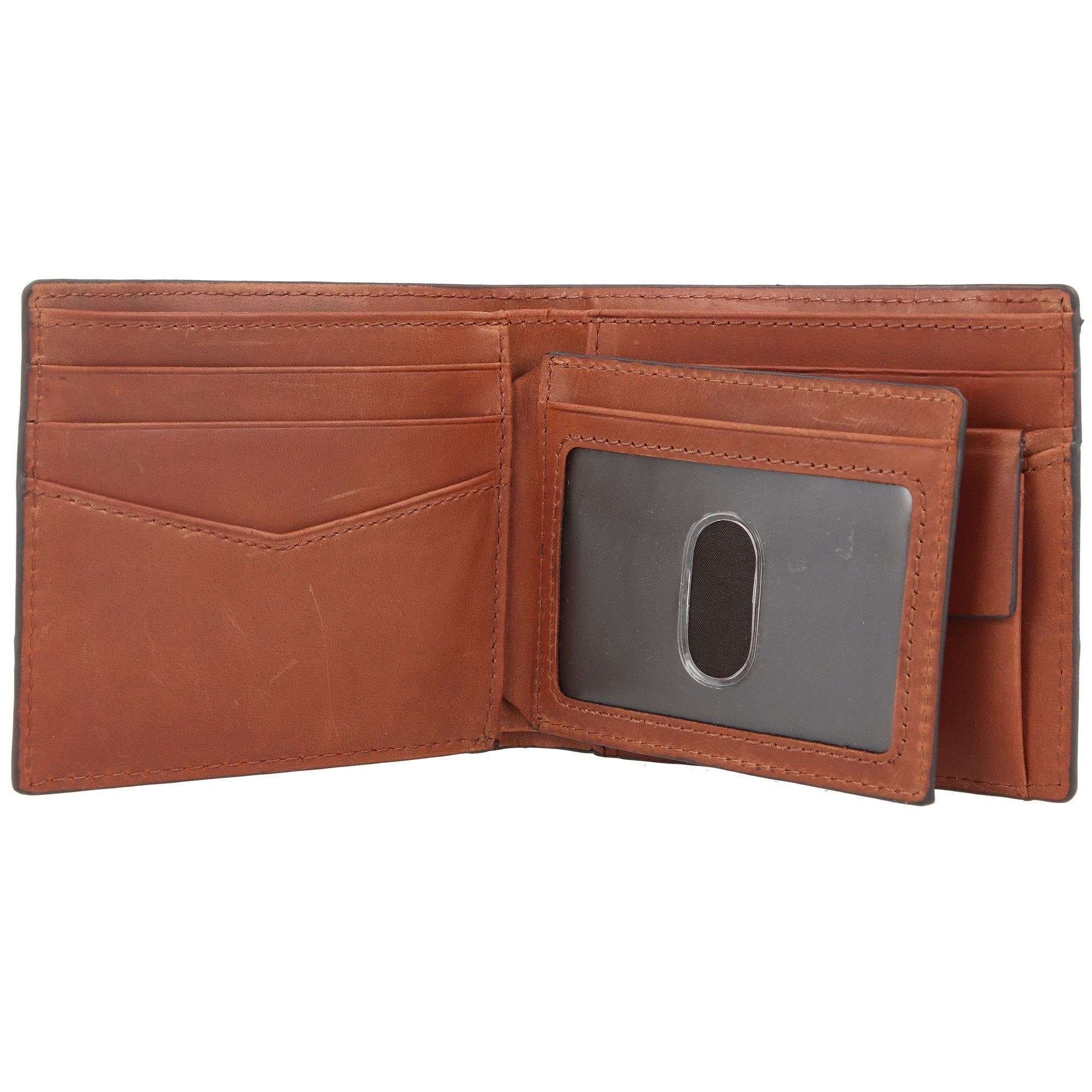 Leder brown Everett, Fossil Geldbörse medium