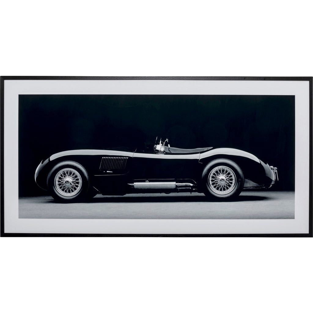 Kare Design Bild Old Racing Car, Auto, 205x105 cm, Inklusive Rahmen