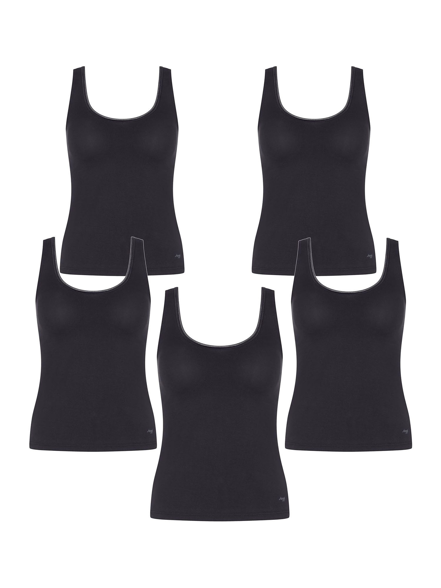 sloggi Tanktop Pure Comfort Tank Top (5-tlg) Frauen Unterhemd Ärmelloses günstig online kaufen