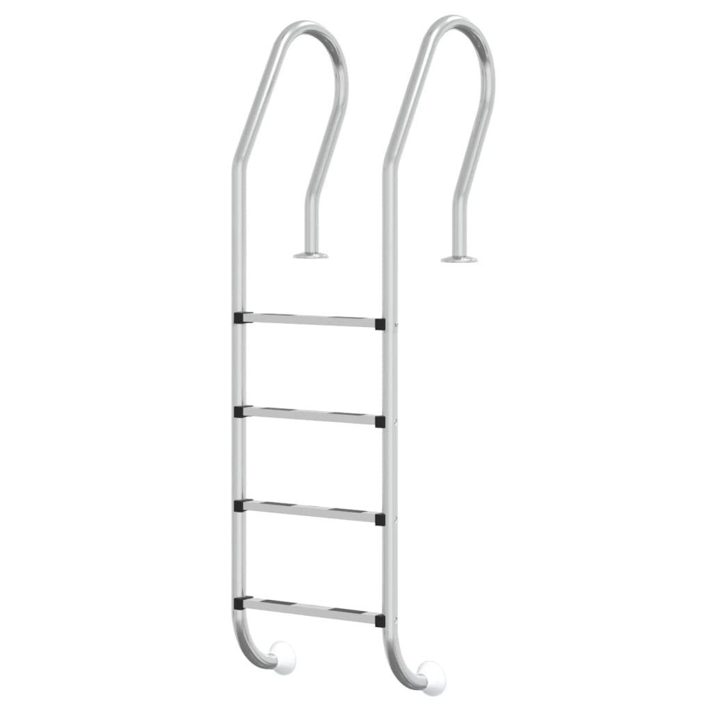 Poolleiter Einstiegsleiter Pool-Leiter 54x38x184,5 cm Edelstahl 304
