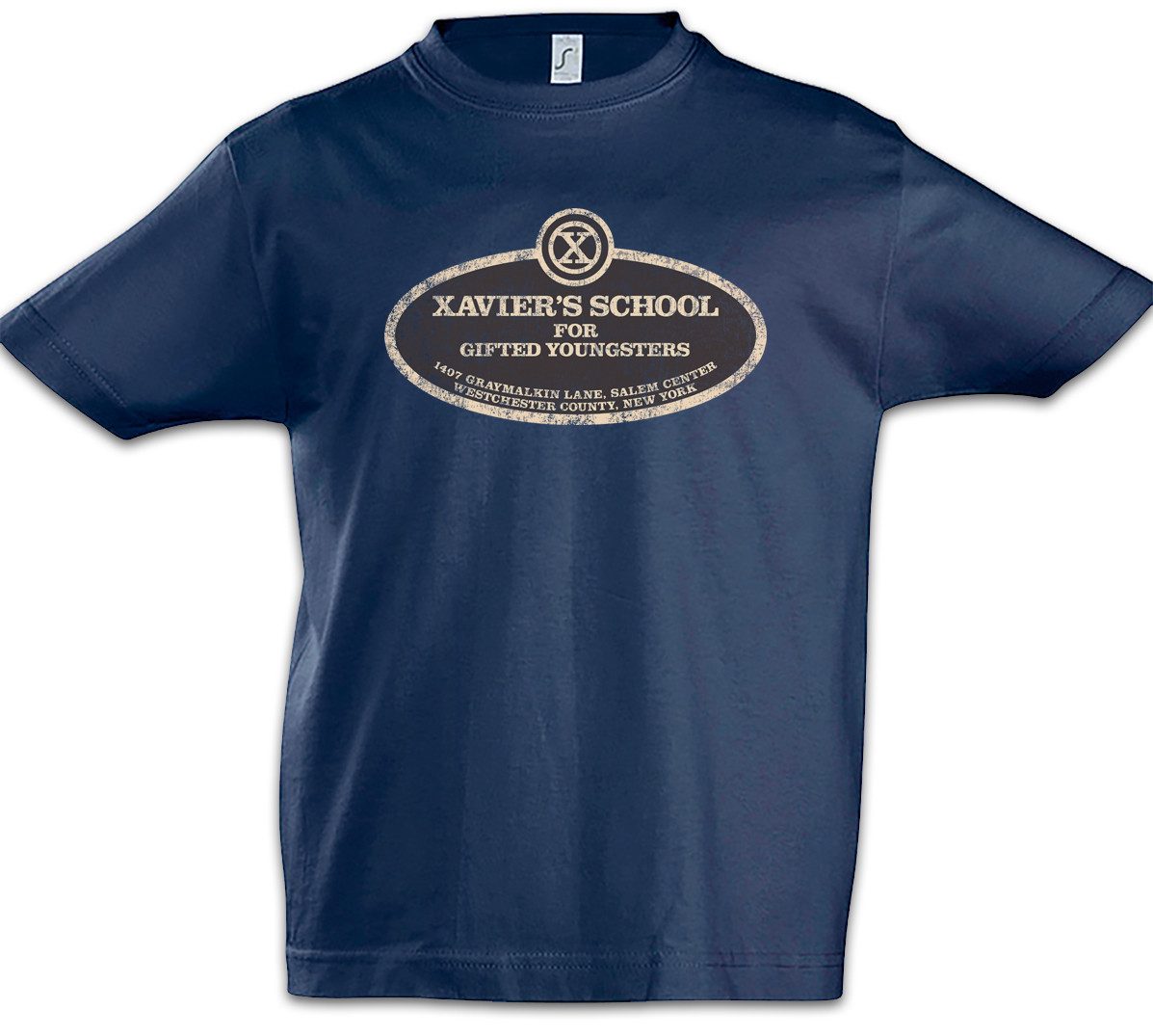 Print-Shirt Xavier's School For Gifted Youngsters Kinder T-Shirt Professor X Logo