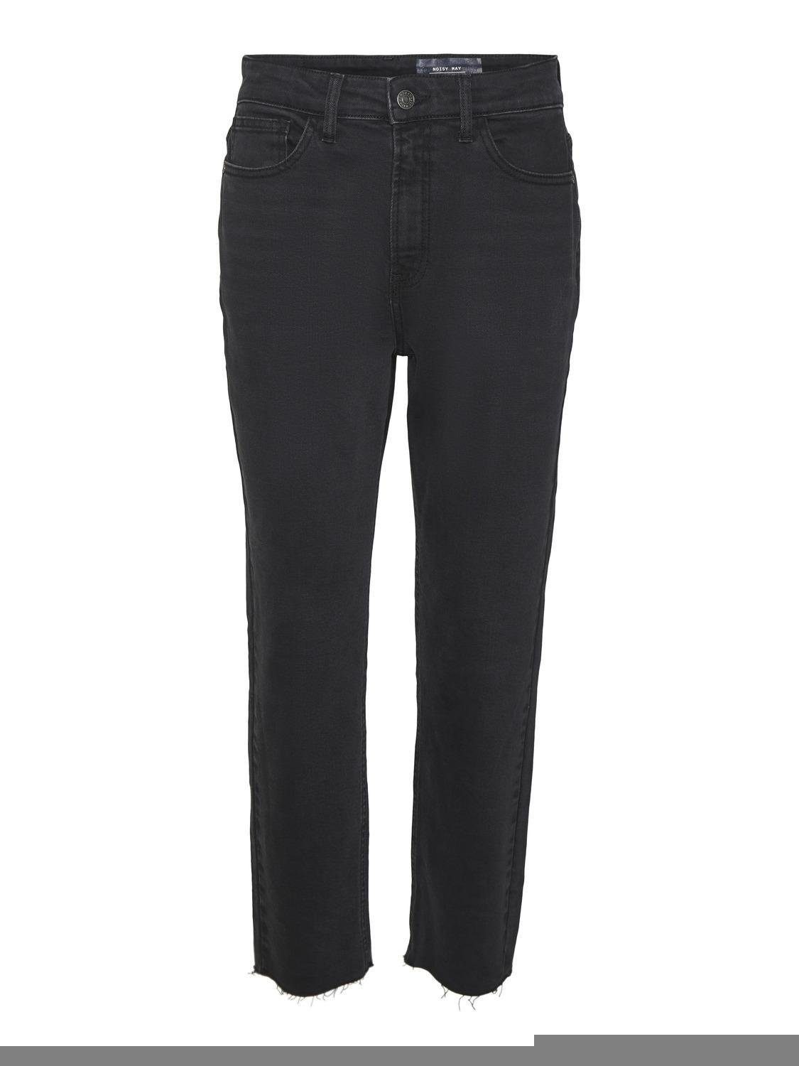 HW Noisy STRAIGHT ANK BLACK may Regular-fit-Jeans JEANS sonstige NMMONI